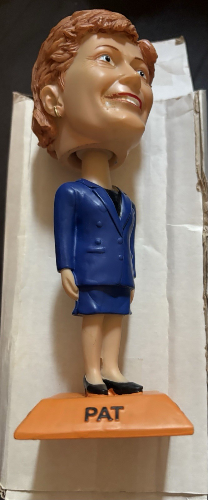 College Edition 2002 Bobblehead Lot of 2 Pat Summitt & Bill Peterson Plastic