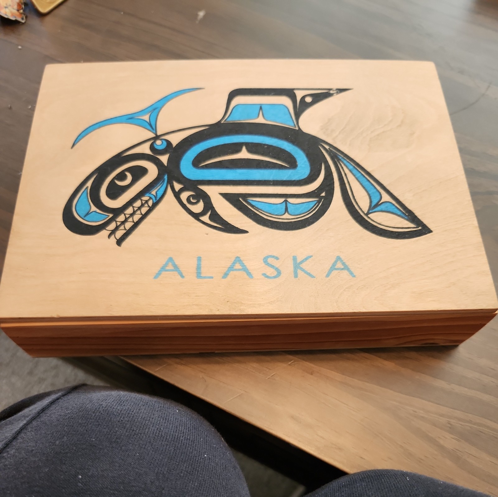 Bentwood Box Art Form Indigenous People Pacific Northwest Coast Nice Box A2