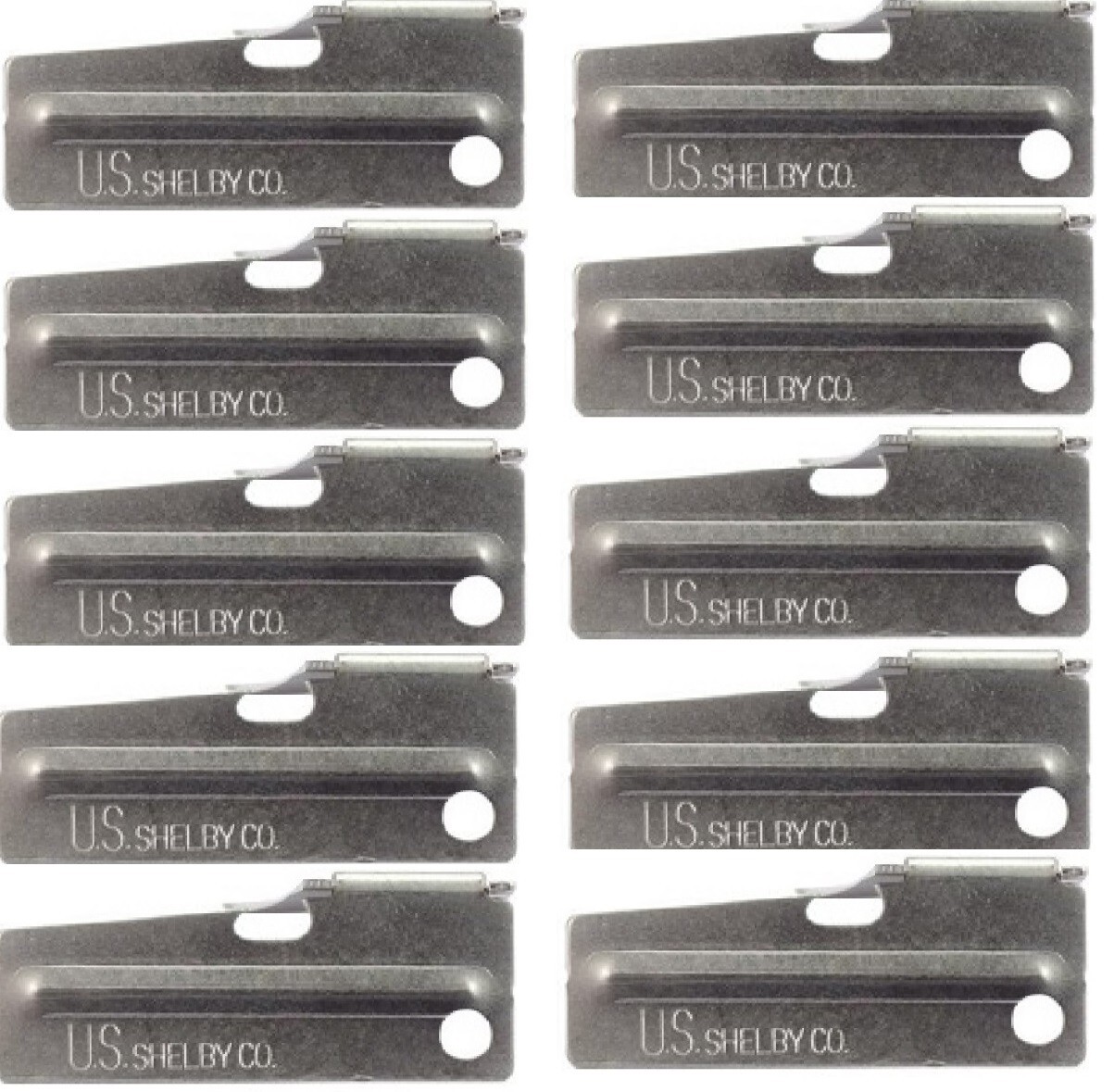 10 Military Army Survival Kit P38 P-38 Can Opener US Shelby Co Mess Tool USA