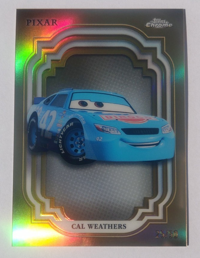 2024 Topps Chrome Disney Cal Weather 25/50 Gold Refractor