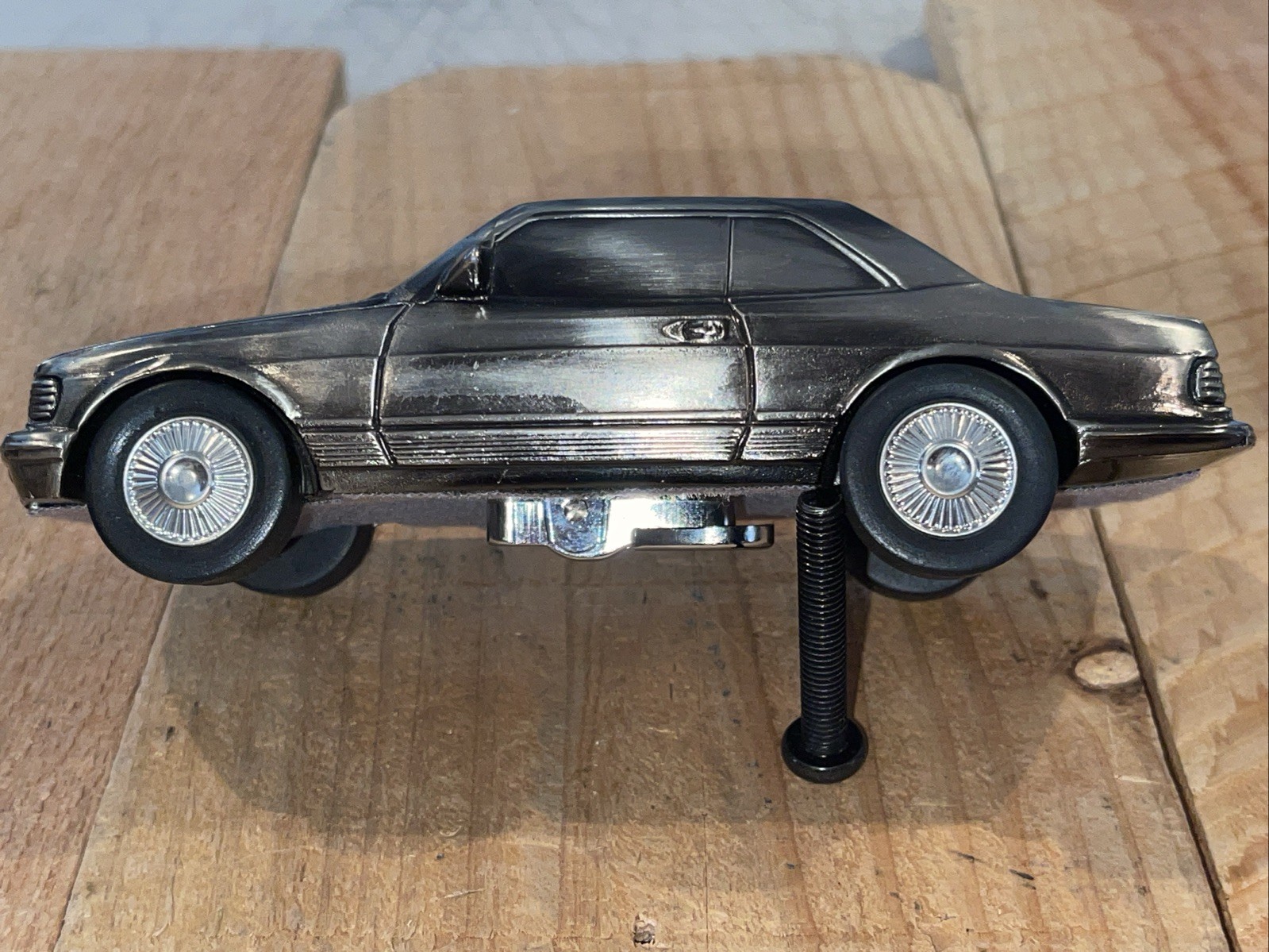 Rare Vtg 1981 Mercedes SEC 500 Lighter Car Heavy Metal Made In Japan 1 lbs 4oz
