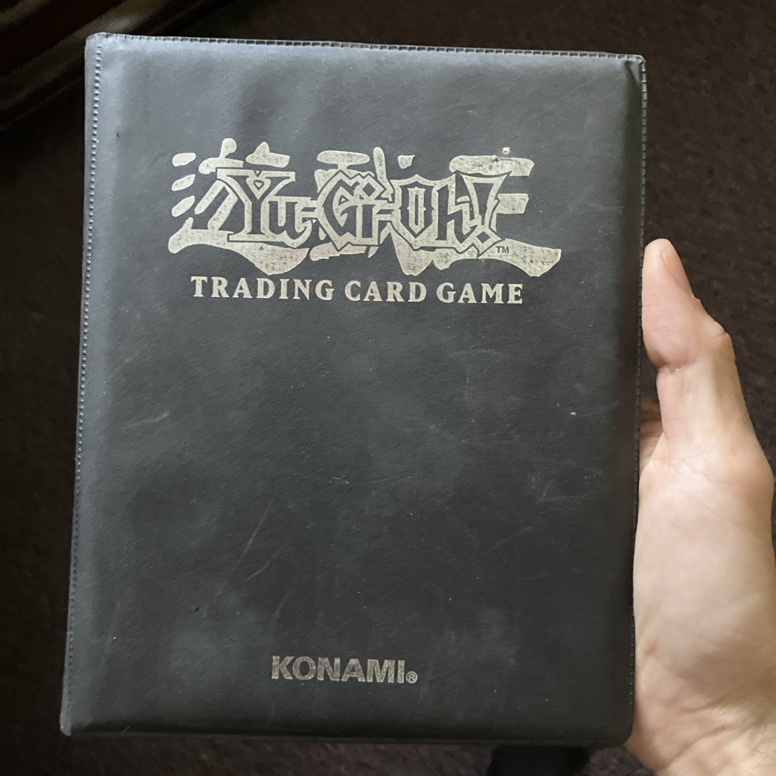Yu-Gi-Oh Original Konami Binder 14 Pages Clear Original Vintage 1996, Used
