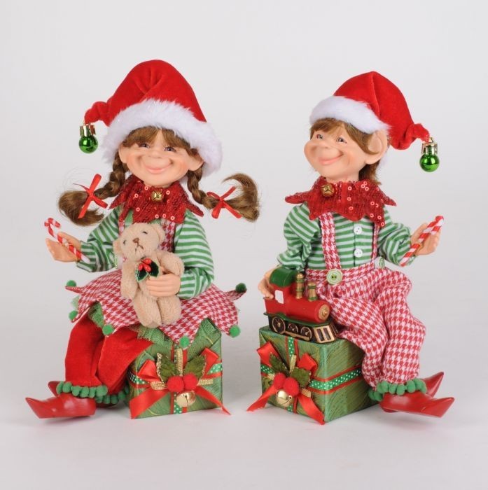 Karen Didion Originals Christmas Presents Elf Set CC09-28
