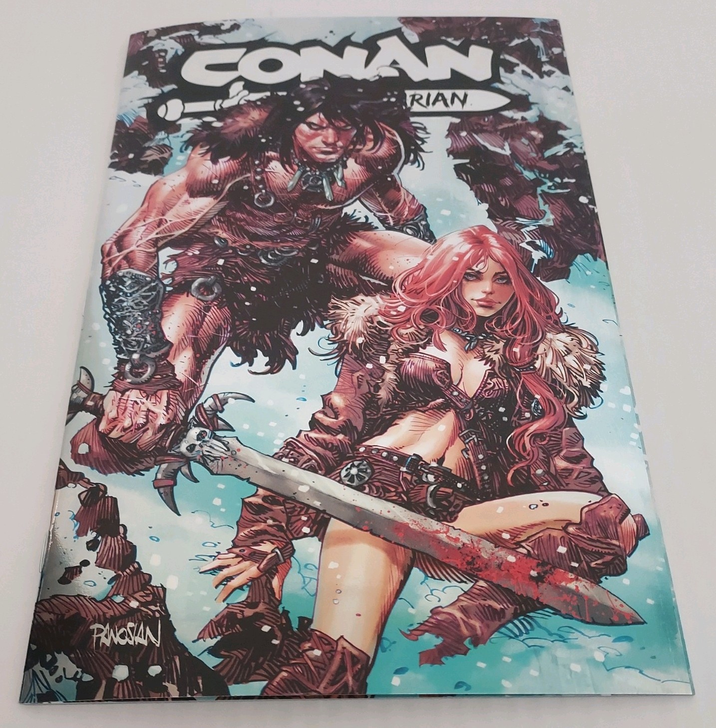 Conan the Barbarian #13 SDCC 2024 Exclusive Foil Ltd Ed Titan Books Dan Panosian