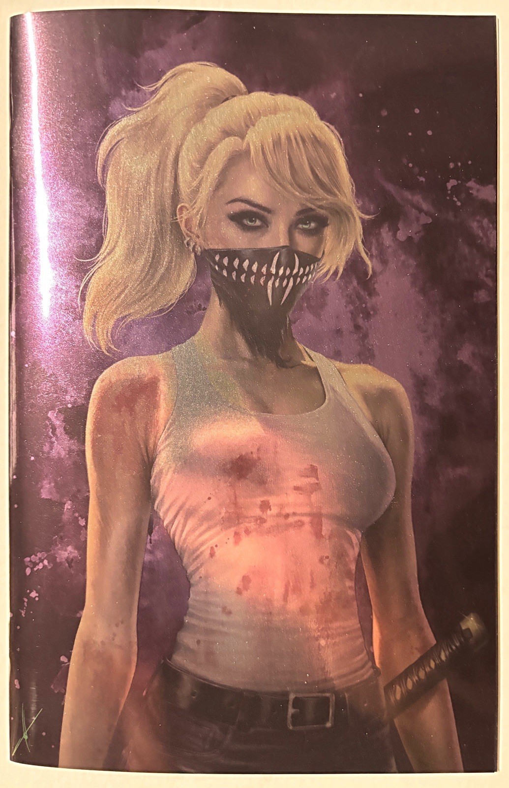 SIKTC #1 Carla Cohen MegaCon PURPLE FOIL Virgin Ltd 400 🔥RARE🔥