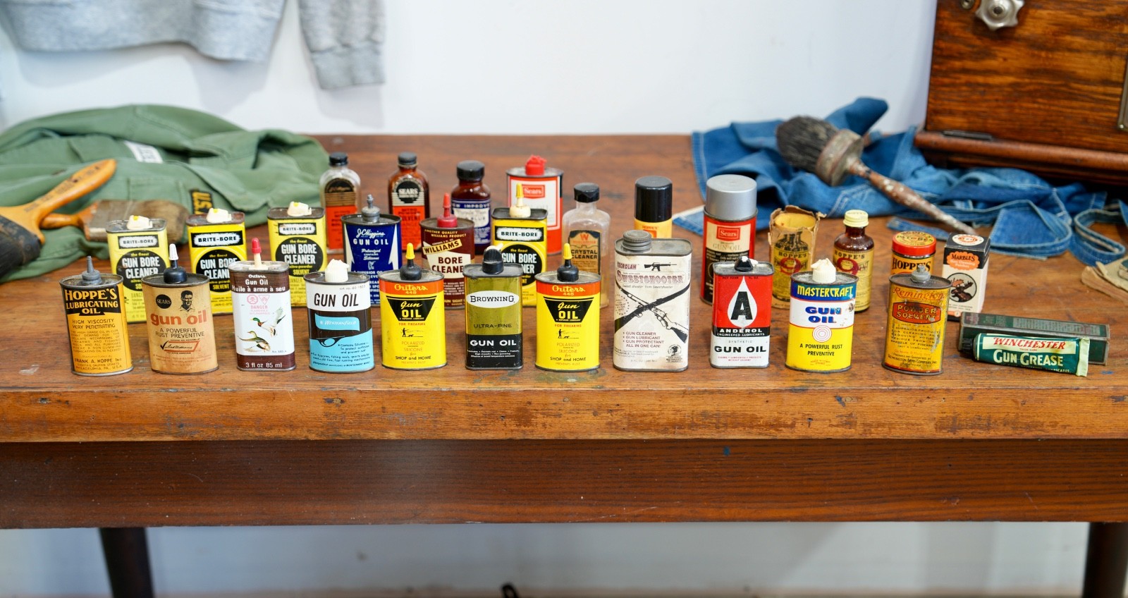VTG Handy Oiler Can Collection Lead top Remington Sears Winchester JC Higgins