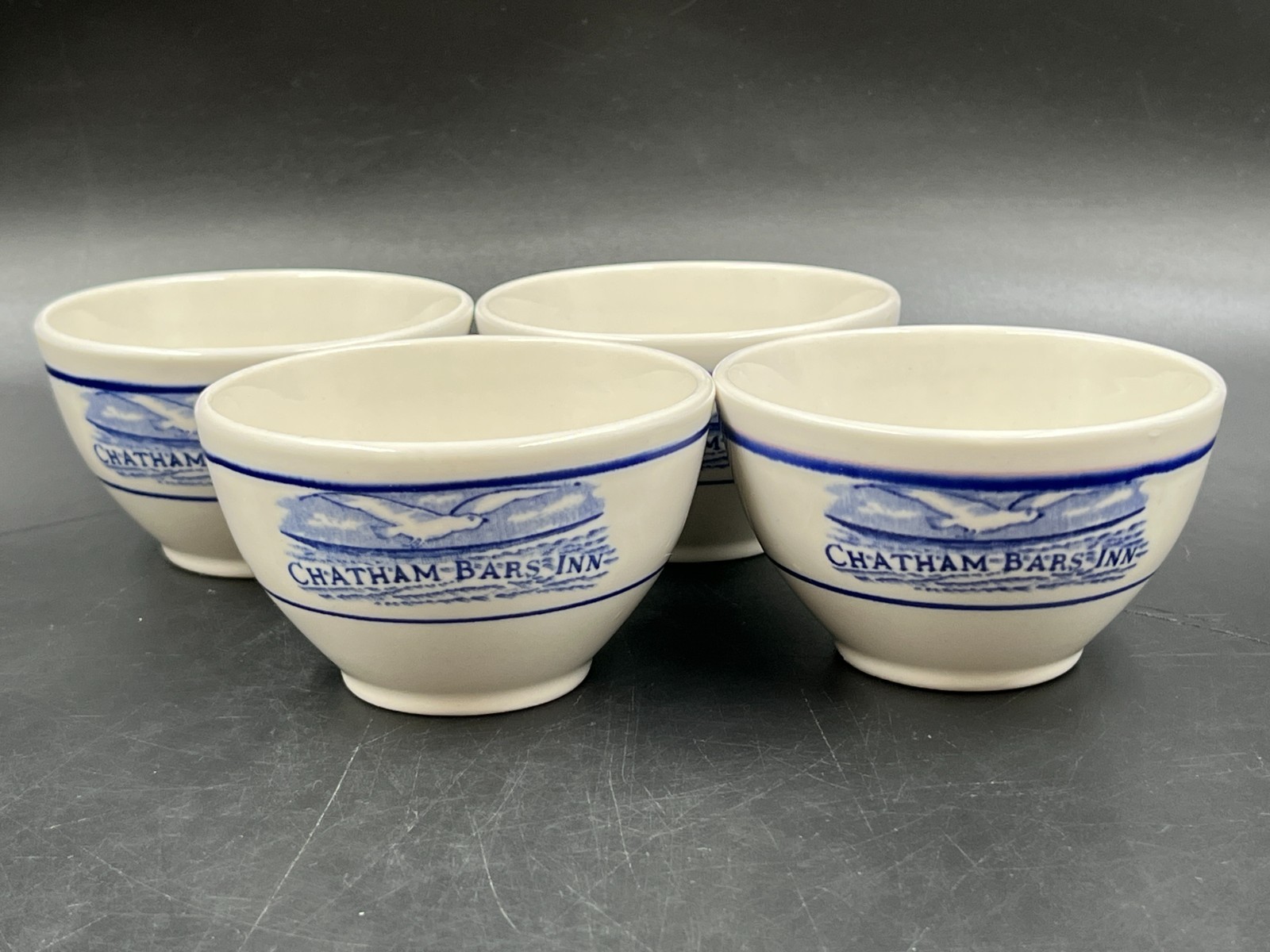 (4) VTG 1953 Chatham Bars Inn Restaurant Supply Soup Chowder Bowl Walker China