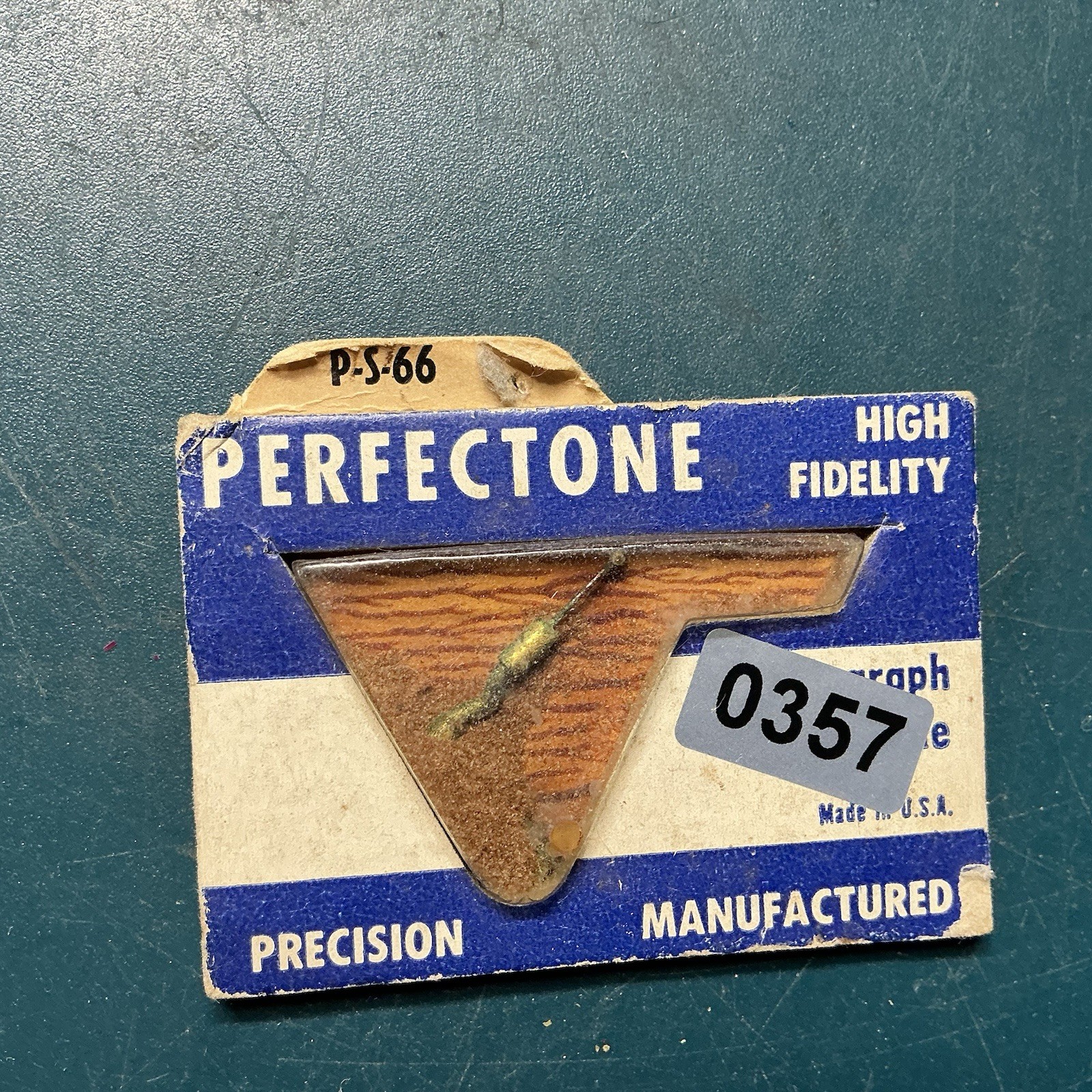 Vintage Perfectone Phonograph Sapphire Tip Needle, P-S-66