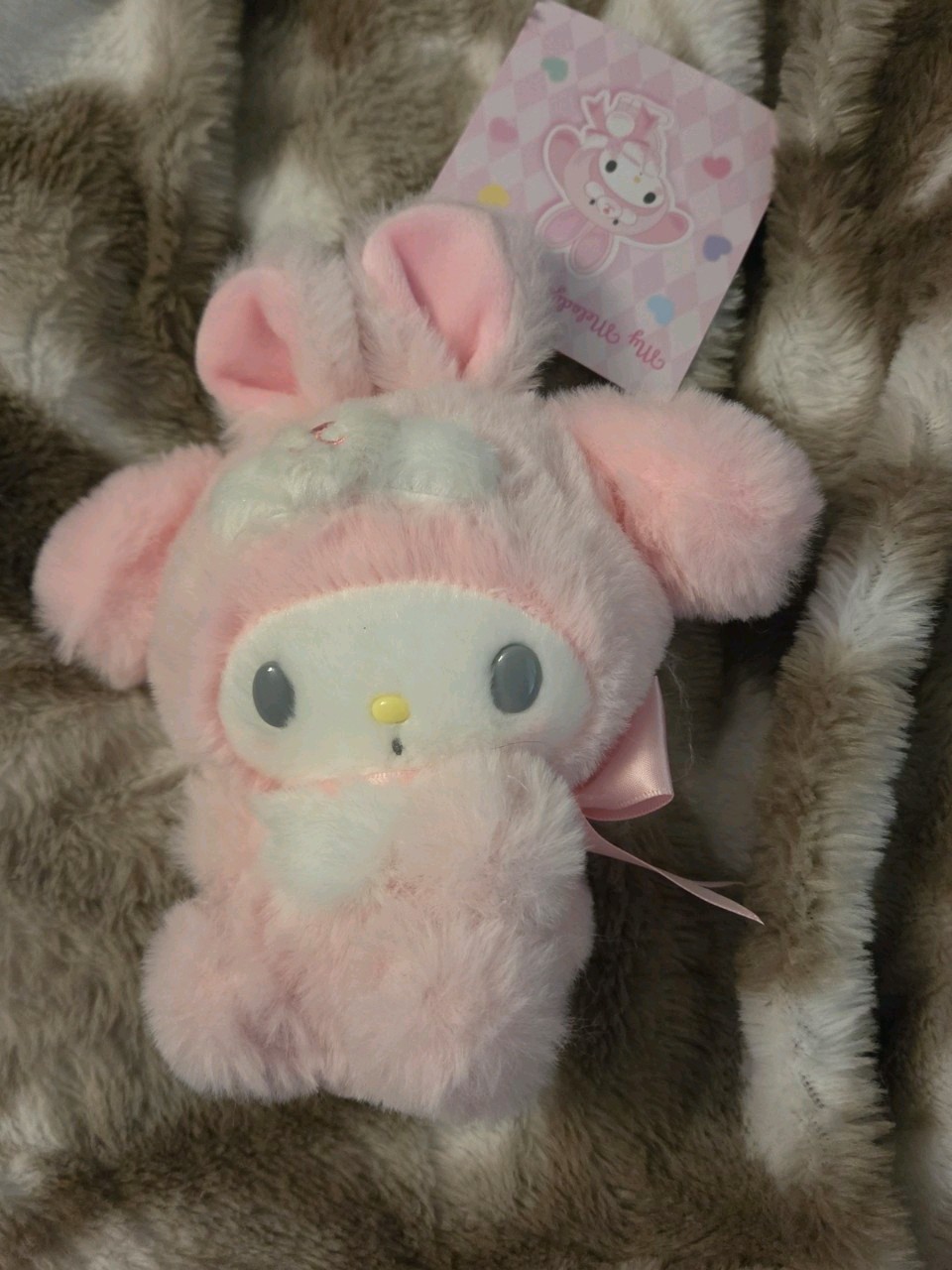  Rare SANRIO My Melody Plush Fairy Rabbit  Keychain Japan NWT 2022 Kawaii Cute