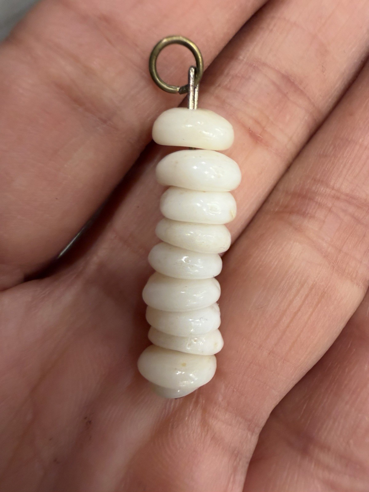 Vtg Authentic Hawaiian Puka Shell Pendant For Necklace 1960’s Estate Piece