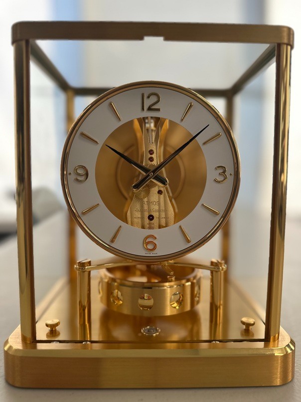 Gorgeous Atmos Clock by Jaeger LeCoultre 13-Jewel Movement 540 In Original Box