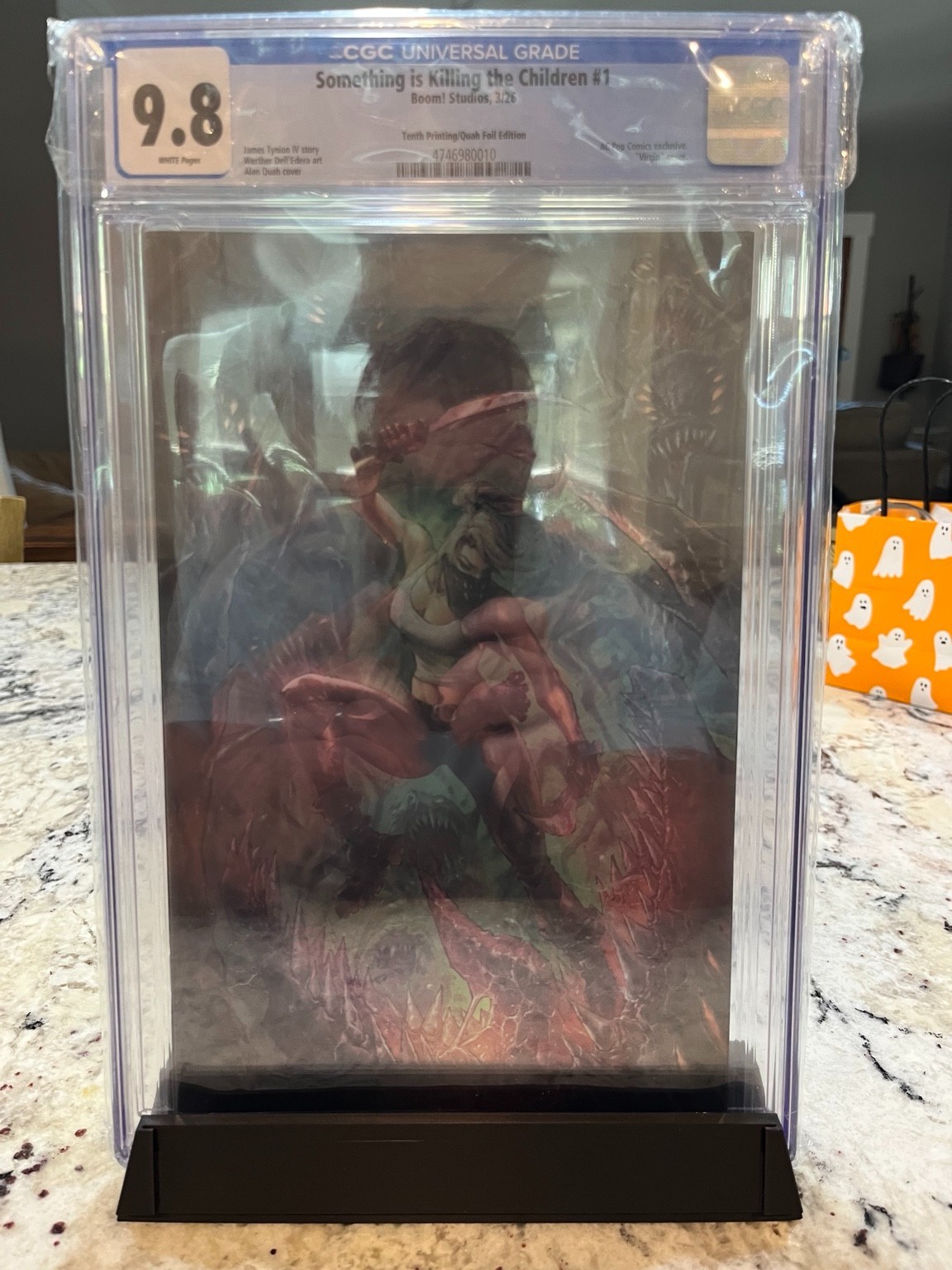 SIKTC #1 CGC 9.8 Alan Quah Virgin Foil 10th Print AC Pop LTD 375
