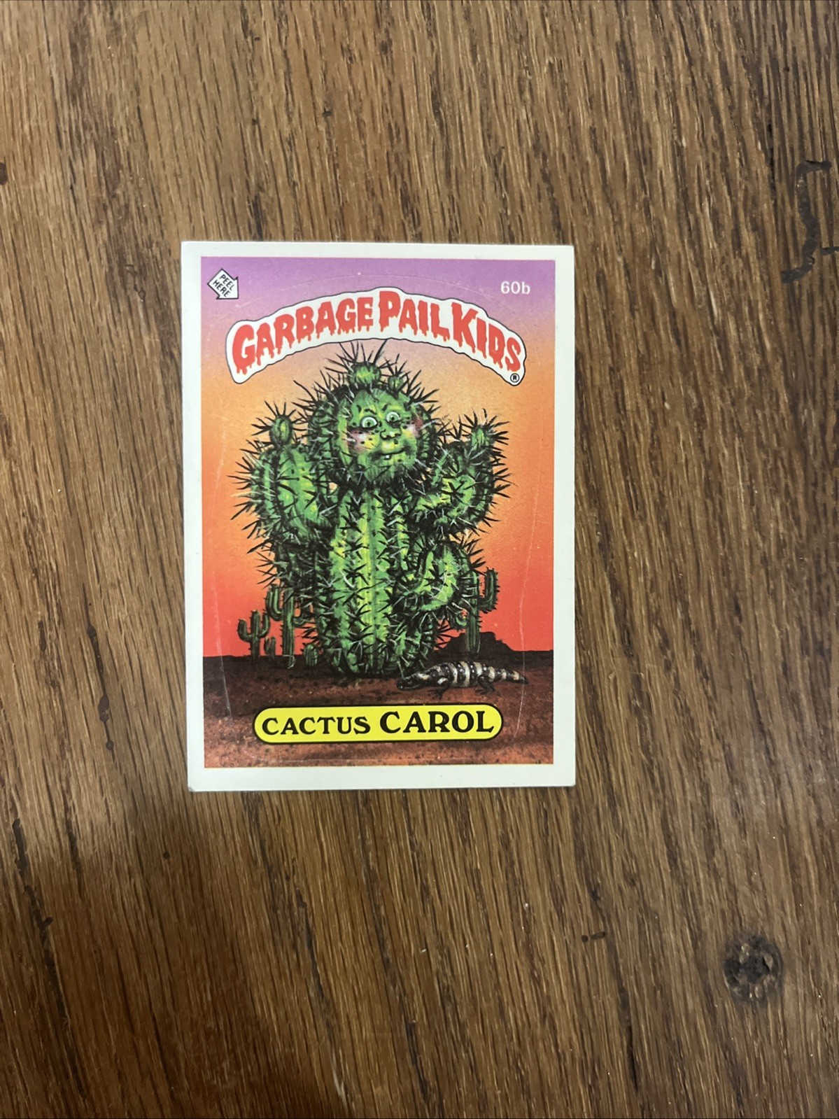 1986 Topps Garbage Pail Kids Cactus Carol