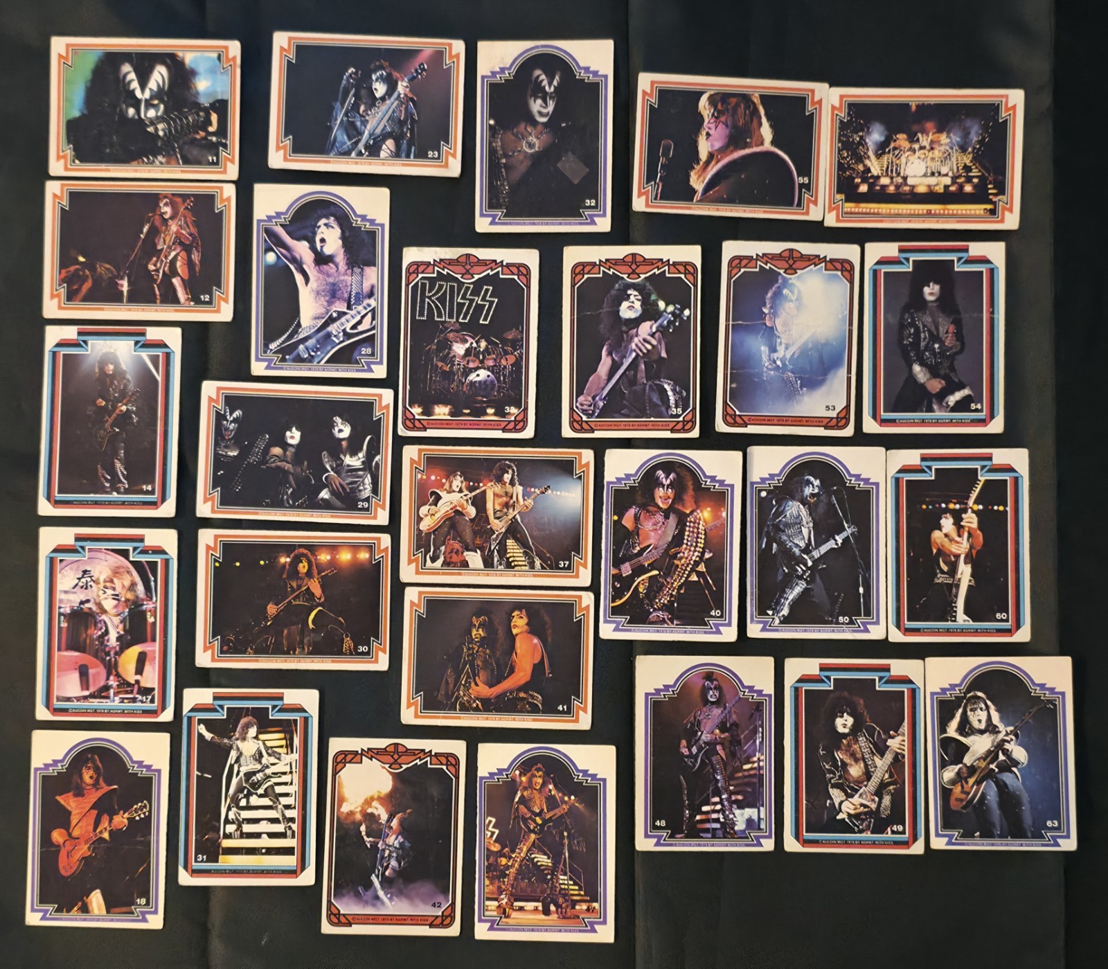 1978 Donruss KISS Trading Card Lot of 27