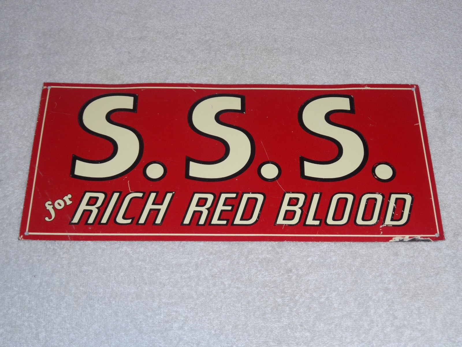 VINTAGE S.S.S. FOR RICH RED BLOOD QUCK MEDICINE 14