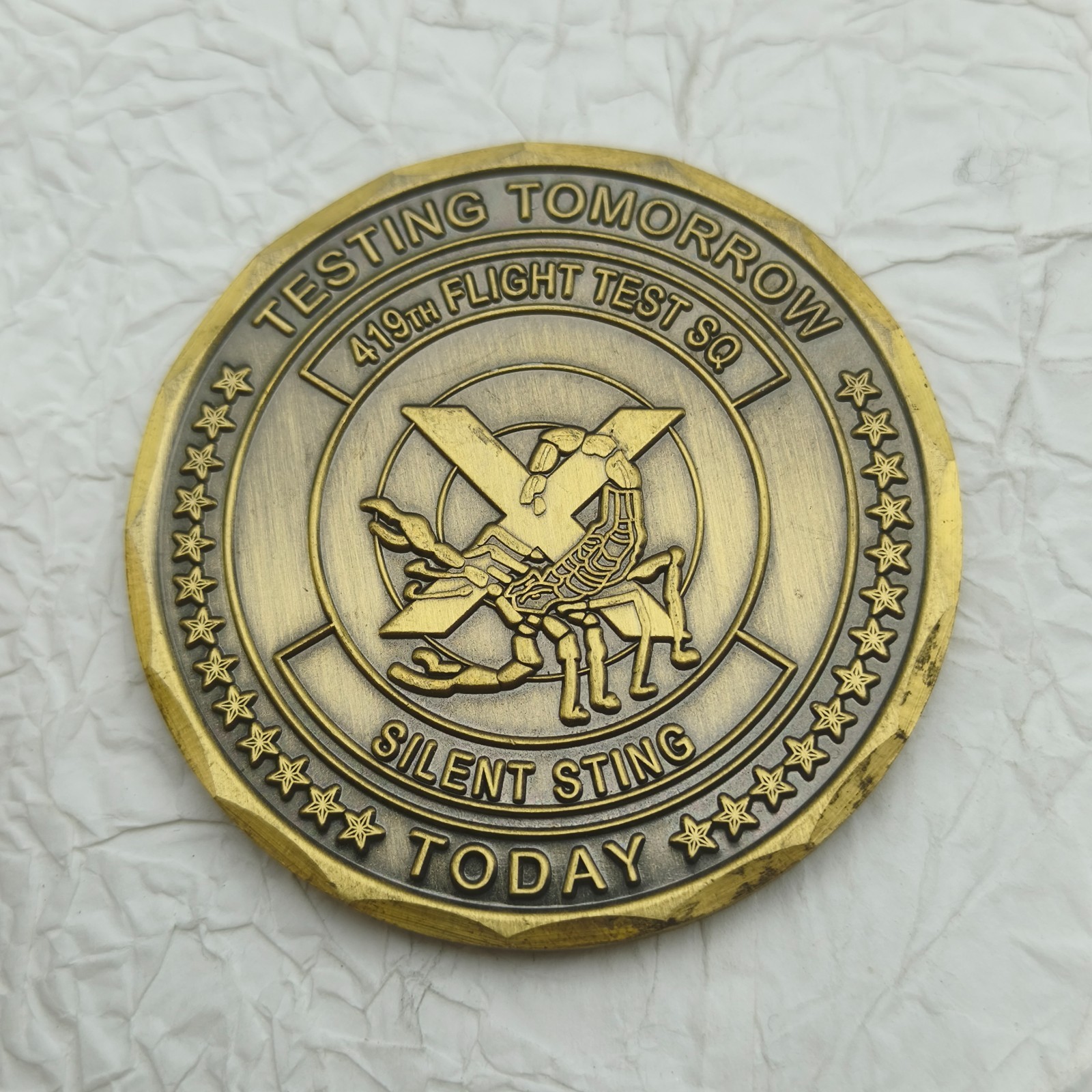 USAF 419th Flight Test Sq Global Power Bomber Test Challenge Coin  #2