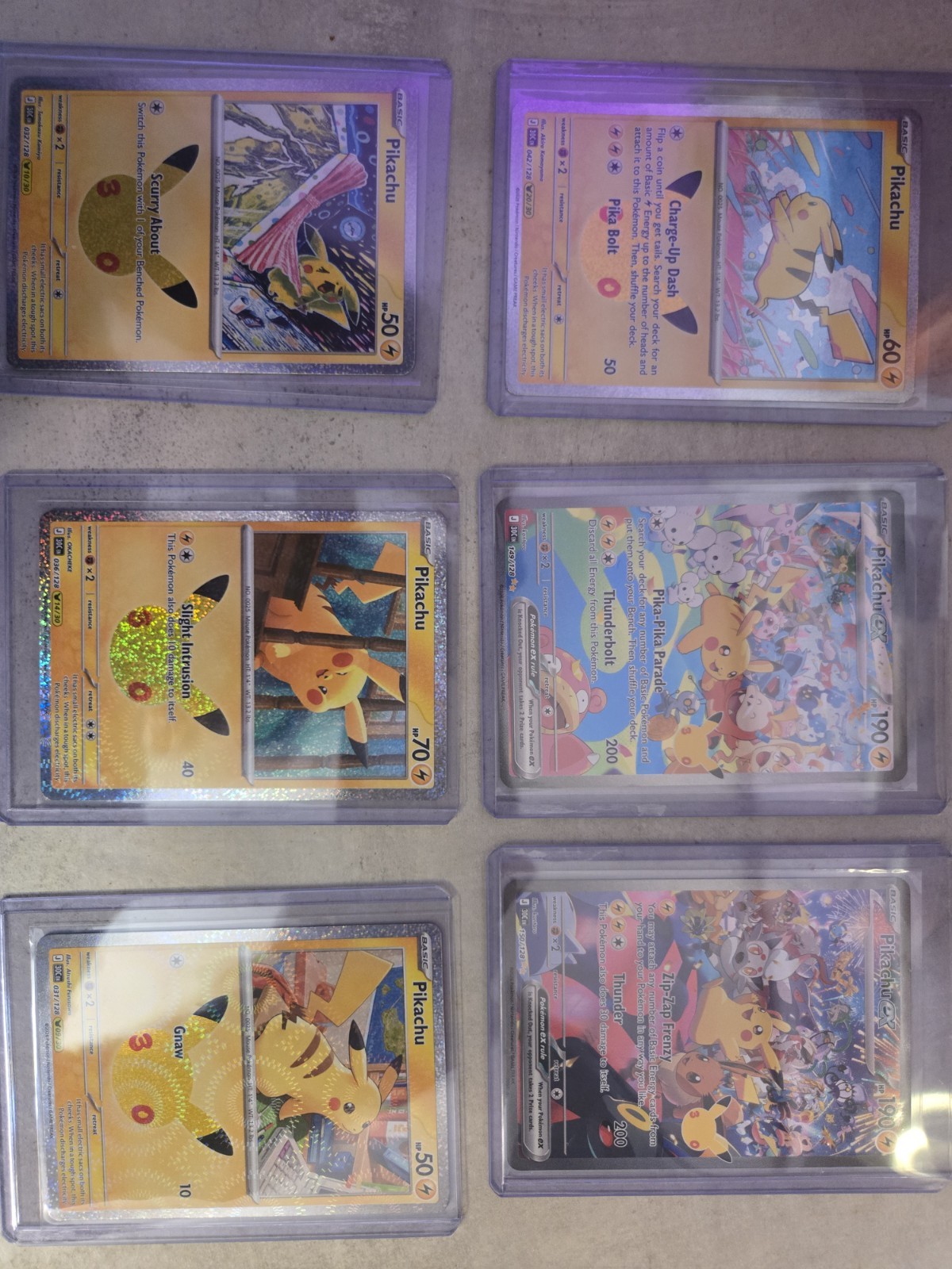 Pokémon 30th Anniversary Pikachu EX LOT RARE BOTH EXS AND MORE- PACK FRESH MINT
