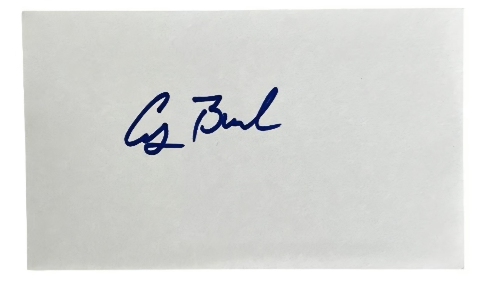 George W Bush Signed 3x5 Index Card 43rd President Autographed JSA LOA COA 