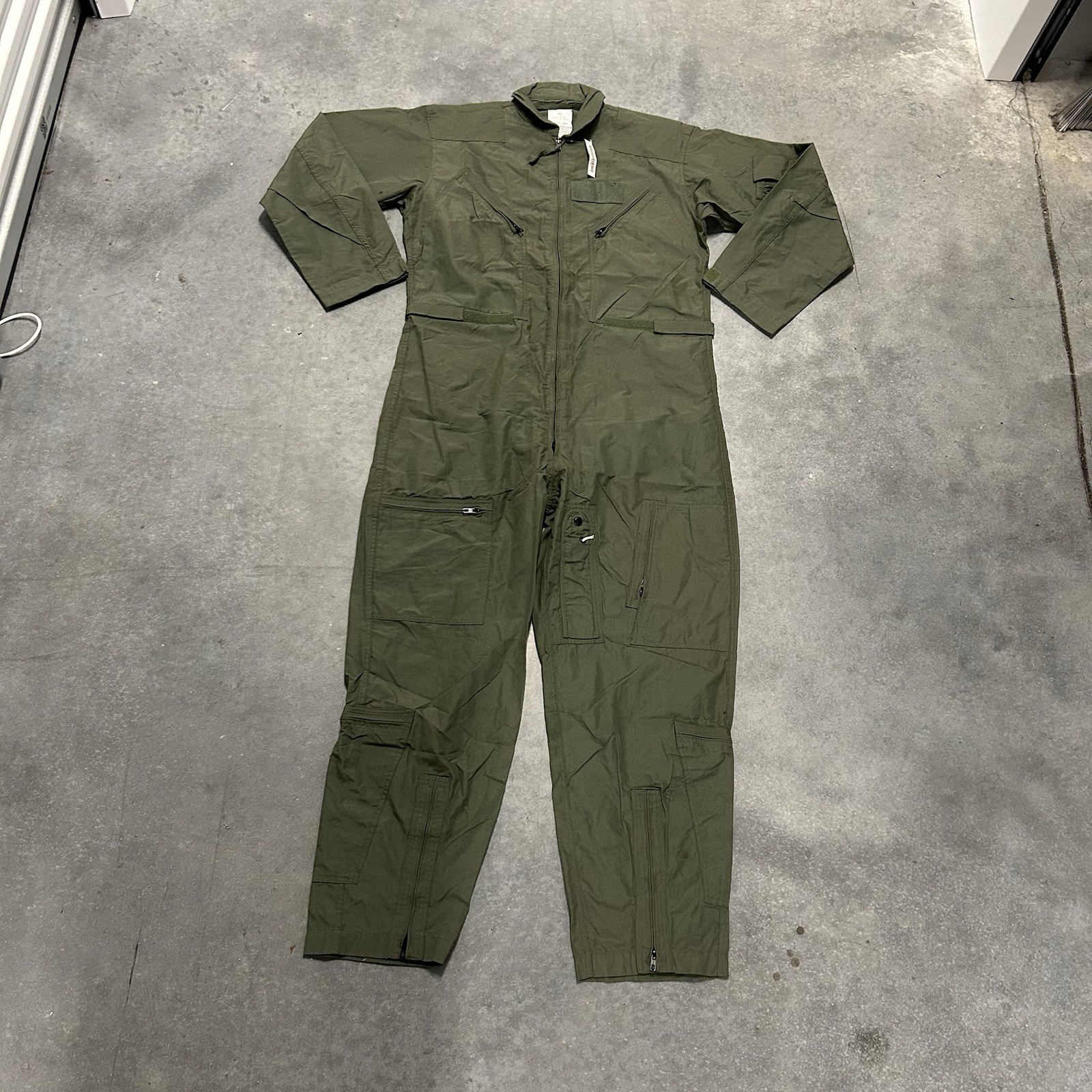 Coveralls Flyers CWU-27/P Type 1 Class 1 Sage Green 1590 Flight Suit 48 L New