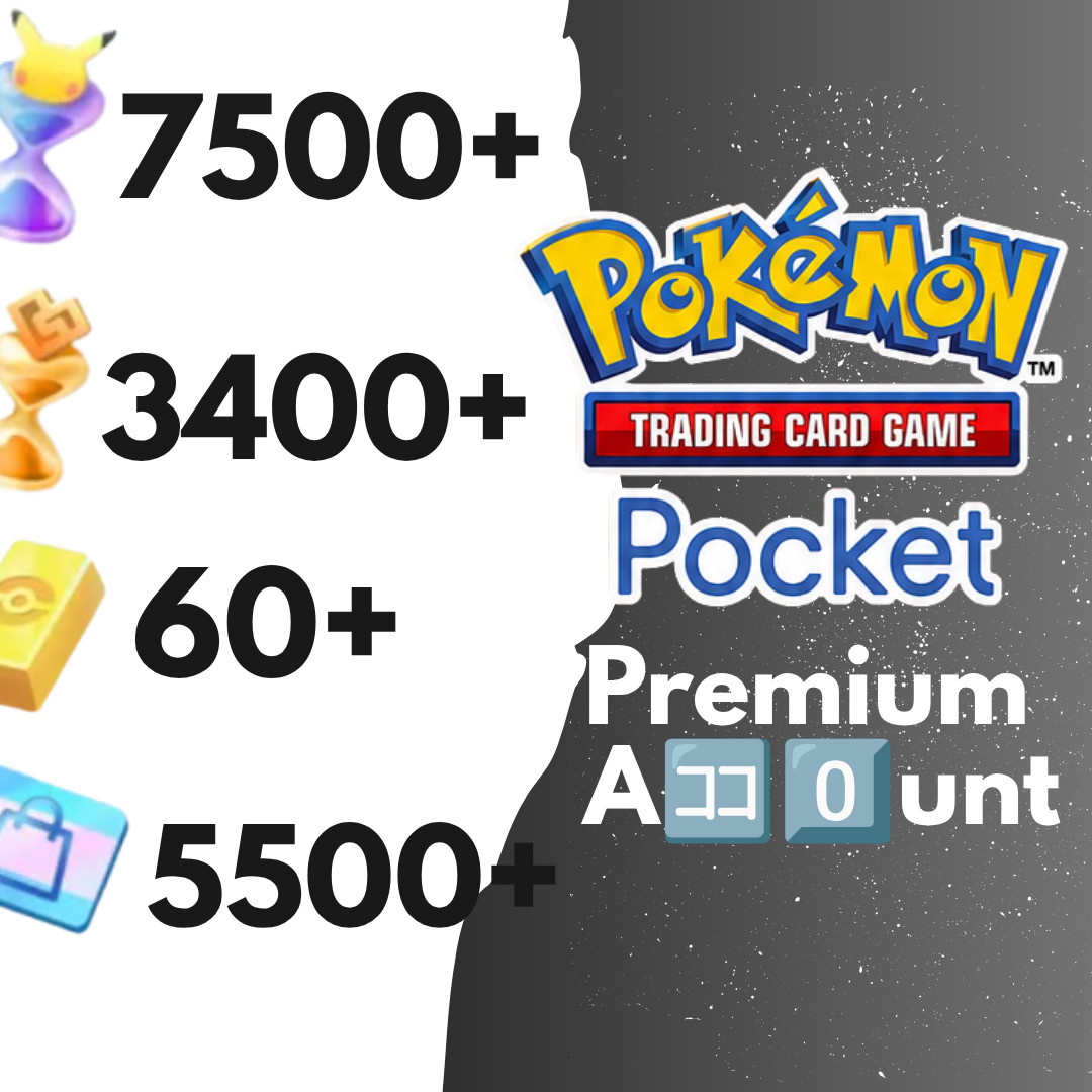 [INSTANT] Pokemon TCG Pocket ⭐️ Trading Card Game with 7500+ Hourglass 60+ Gold