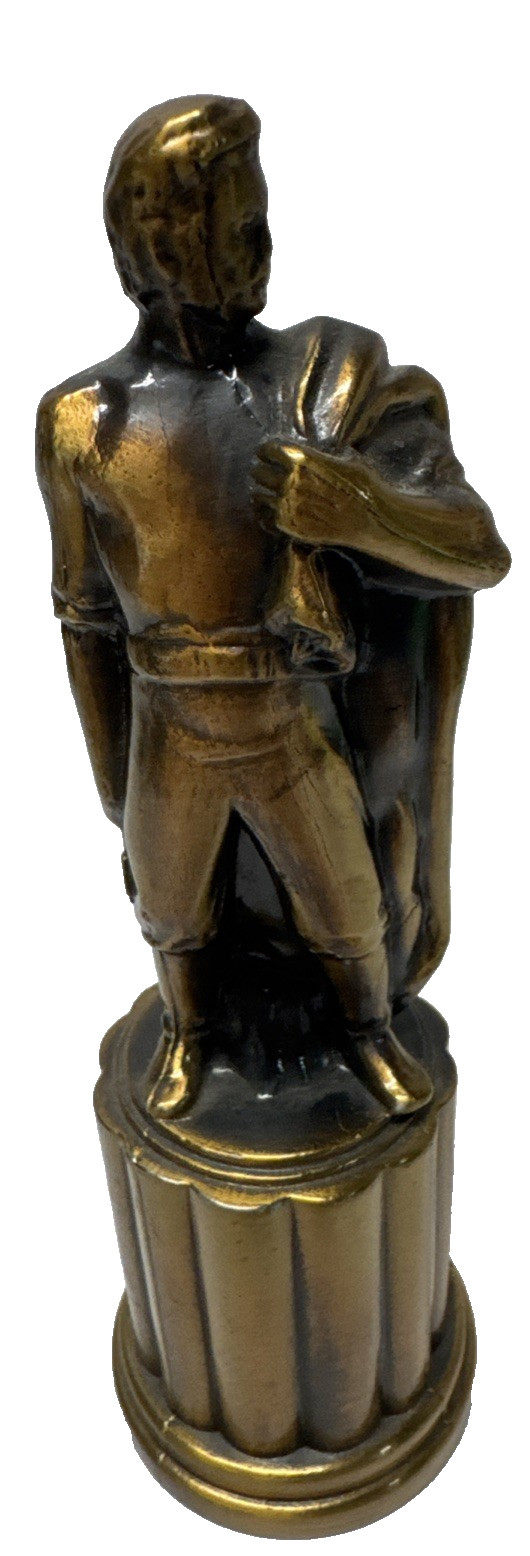 Vintage Promotional Bronze Oregon Salem Lumberjack Capital Piggy Commercial Bank