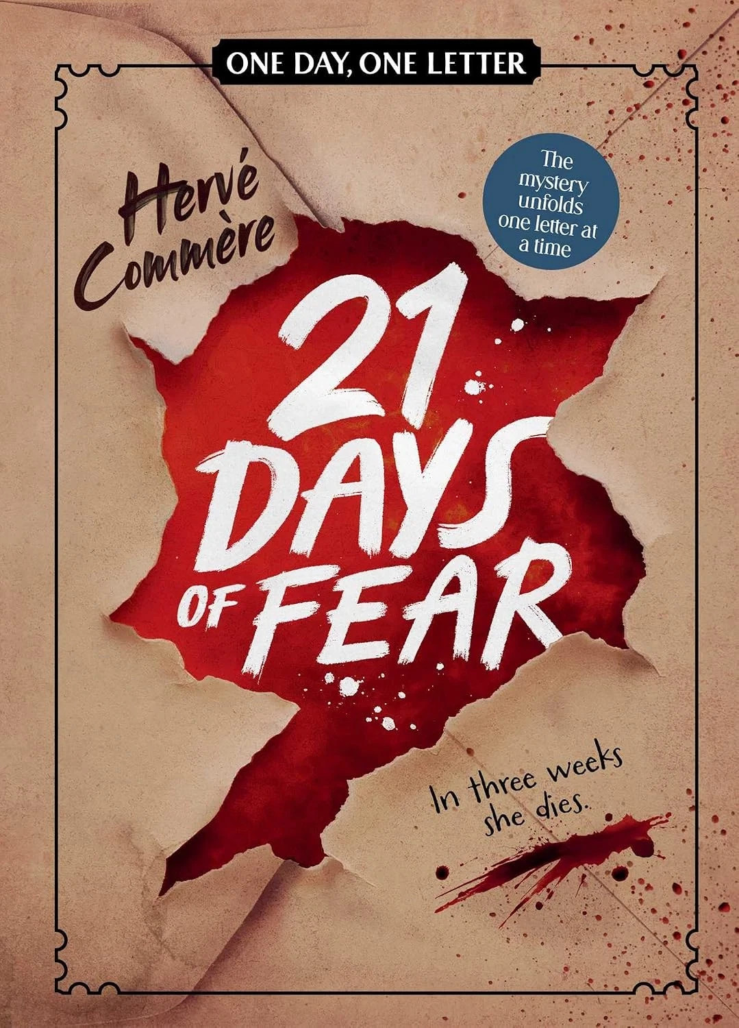 21 Days of Fear: One Day, One Letter (CREASE IN COVER)