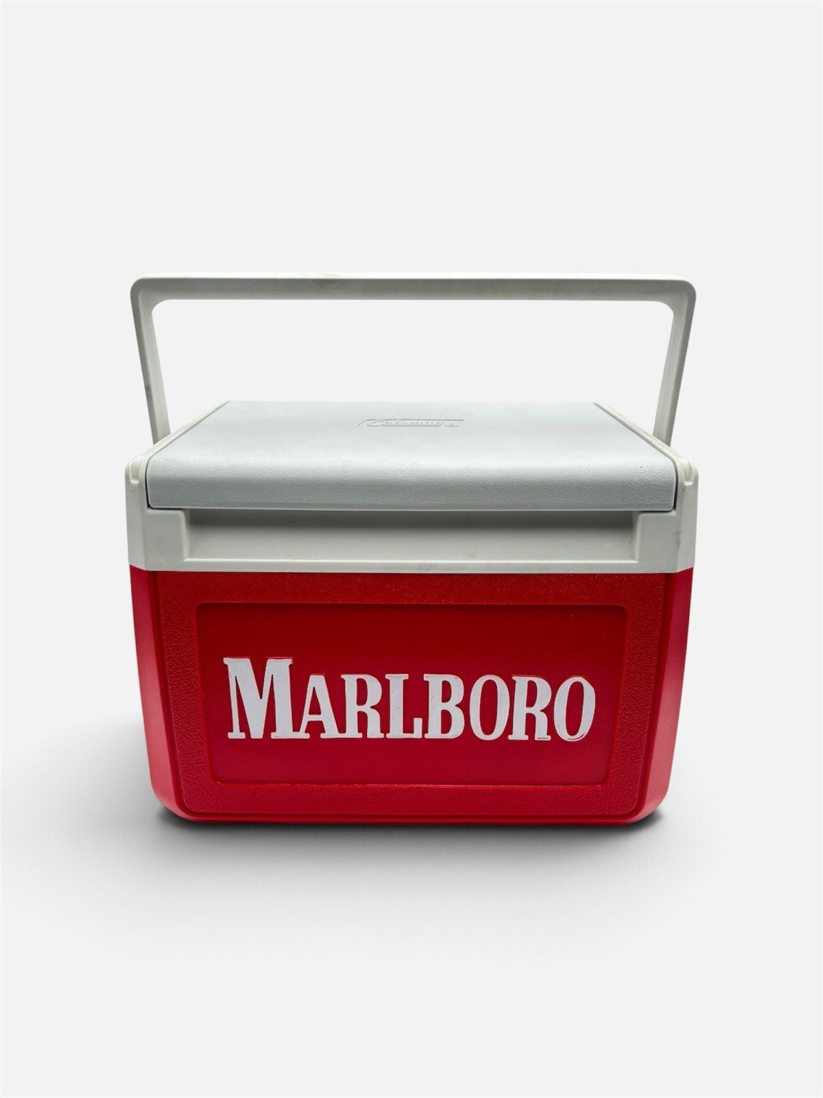 Vintage 1990s Marlboro Advertising Promo Red Coleman Cooler