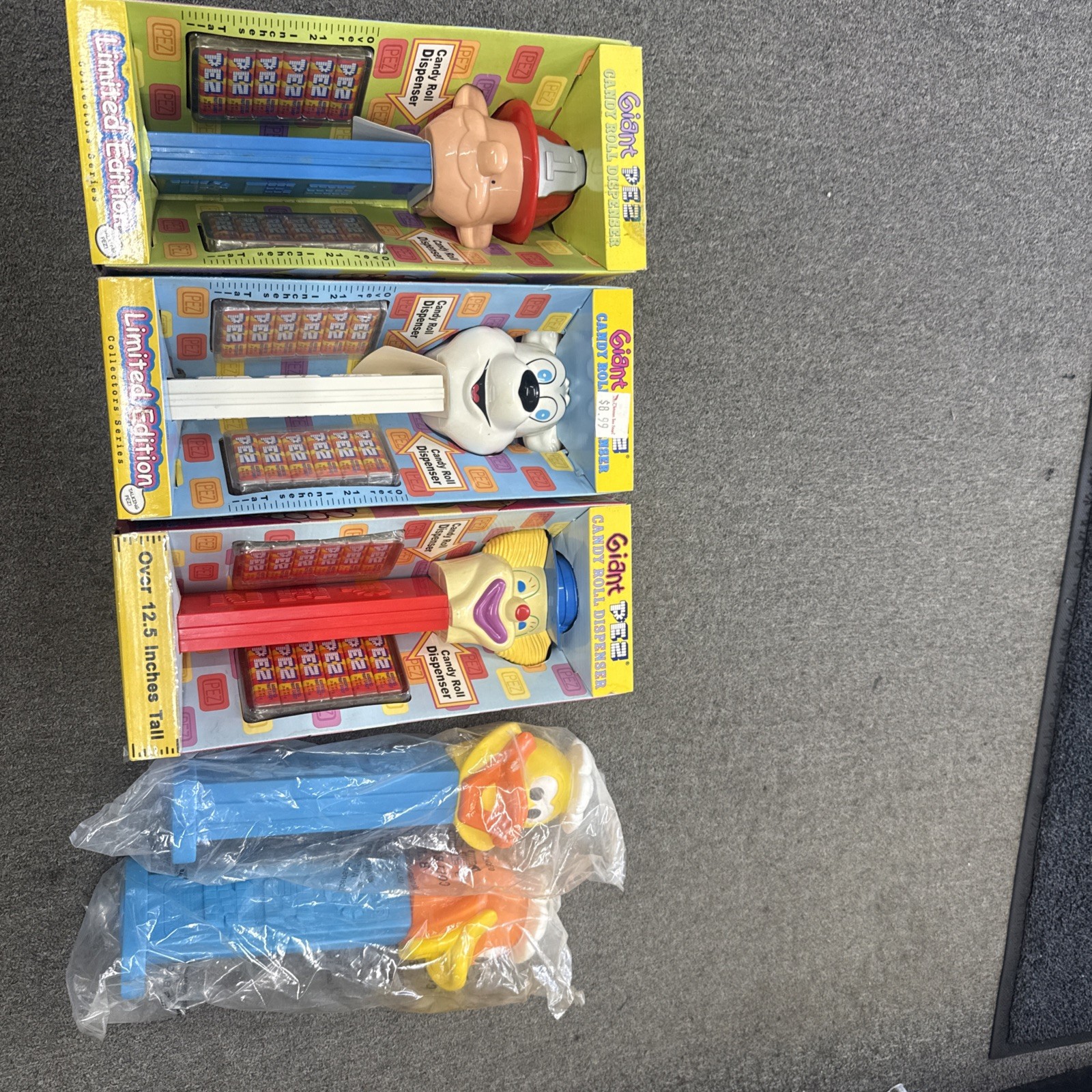 GIANT TALKING PEZ NEW IN BOX Bundle Lot