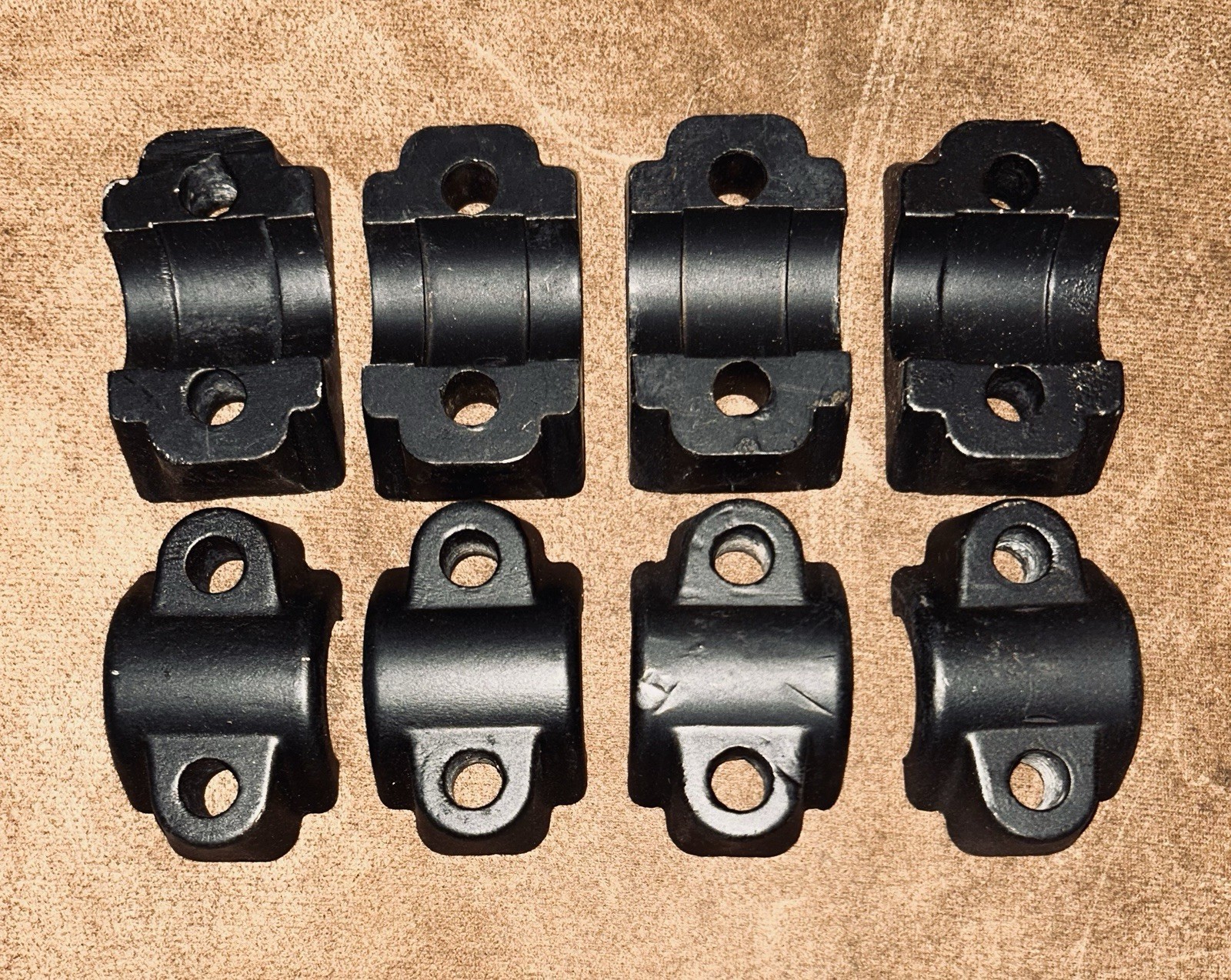 Vintage Federal Signal Twinsonic Lightbar Mounting Clamps