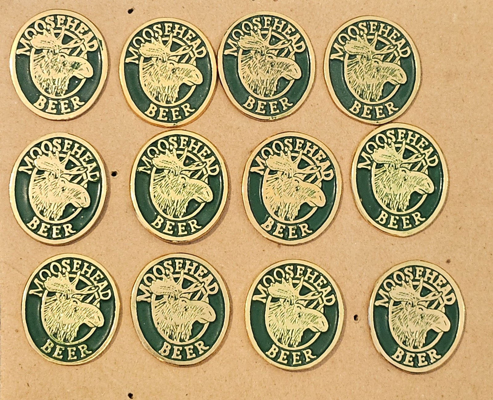Moosehead Beer Green Enamel Pin