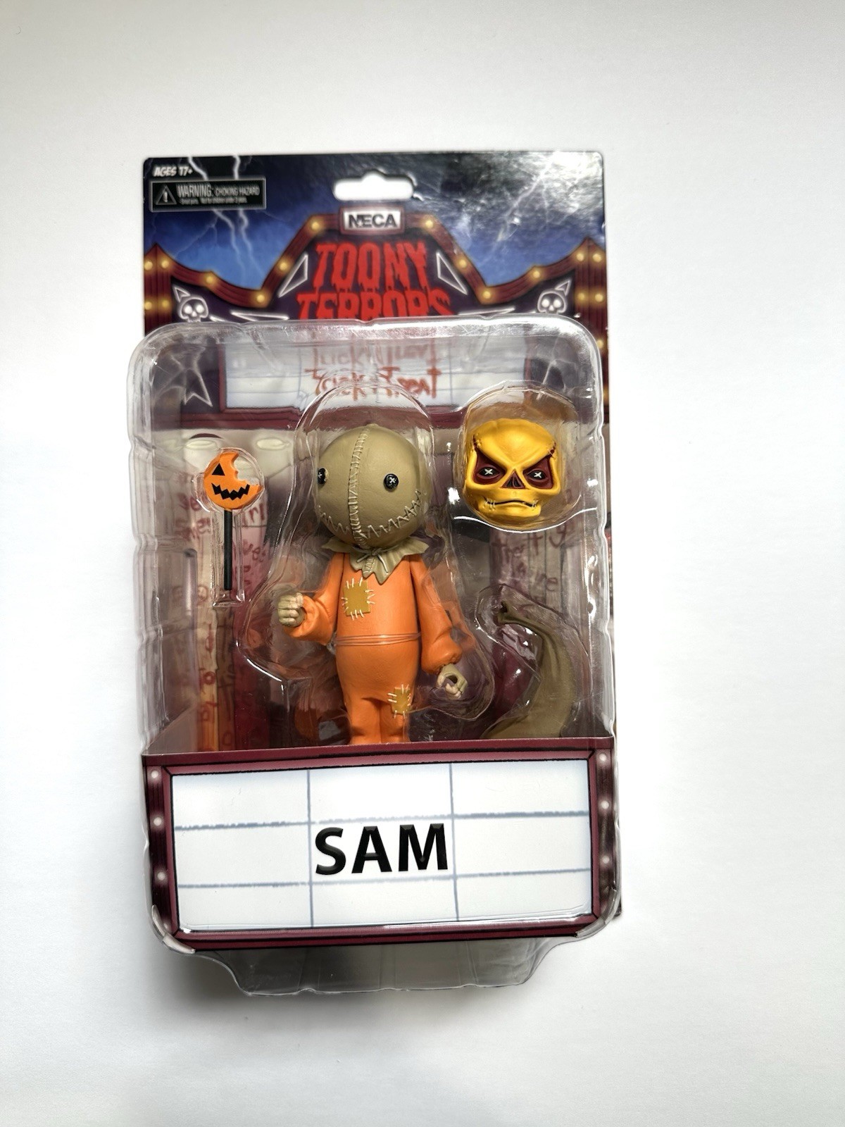 NECA Toony Terrors Sam Trick ’r Treat 6” Action Figure Sealed. NIB