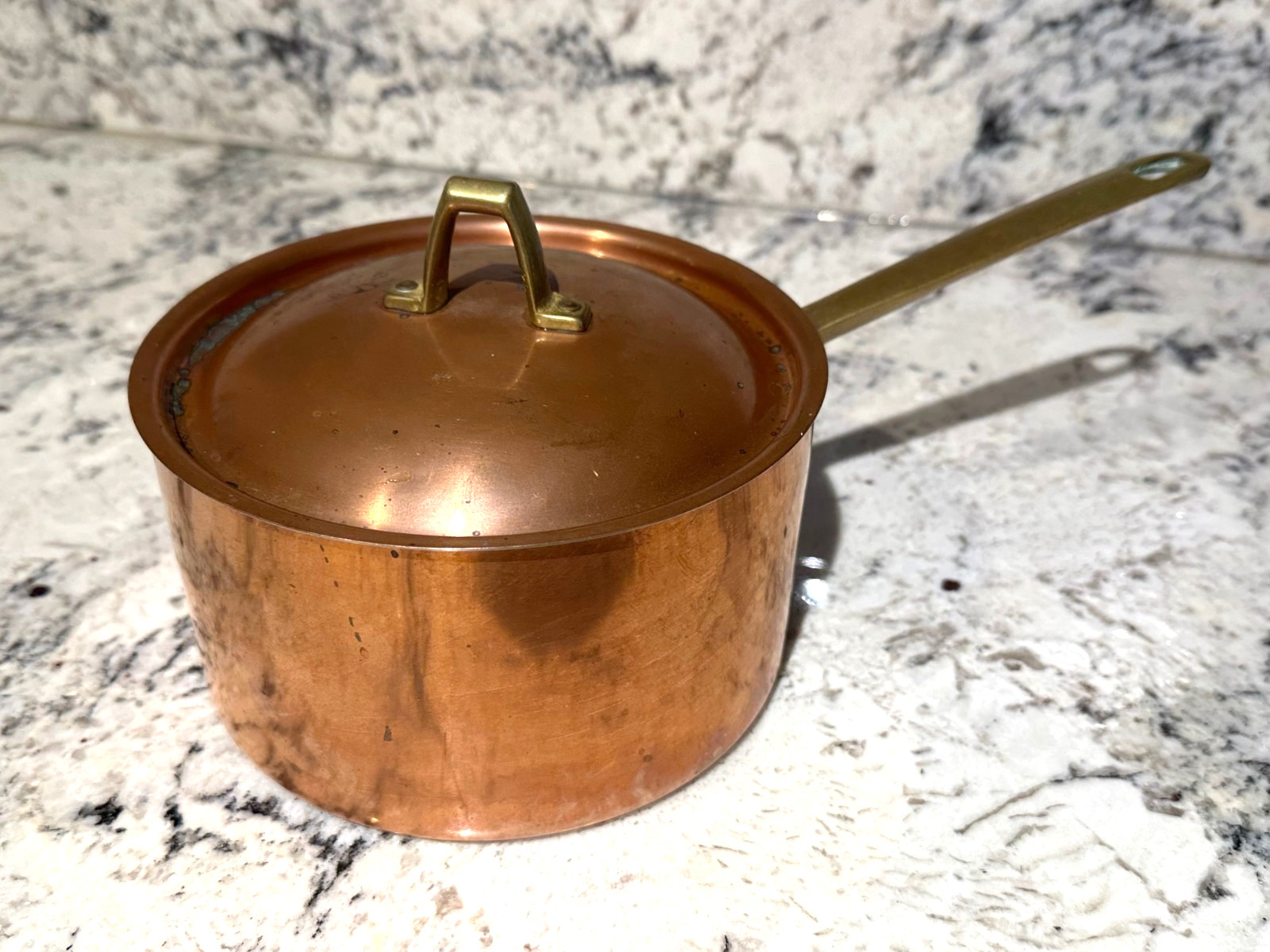 PAUL REVERE VTG Commemorative 1801 1776-1976 Ltd Ed Copper 2 Qt Lidded Sauce Pan
