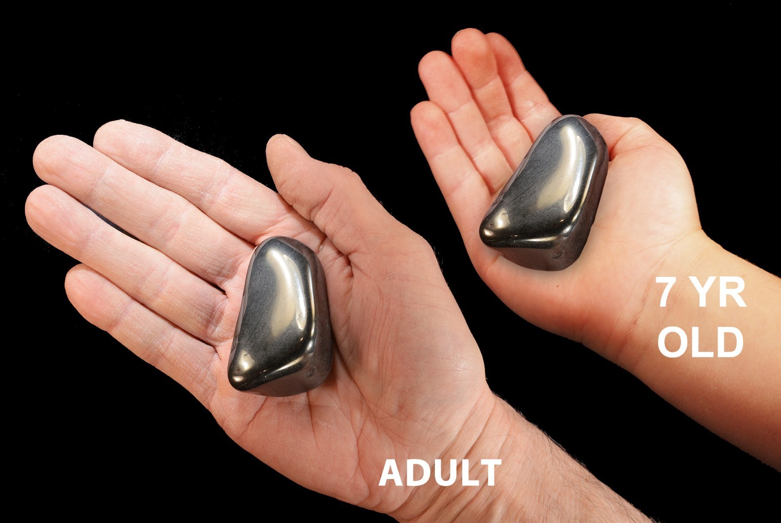 Silver HEMATITE Tumbled 2
