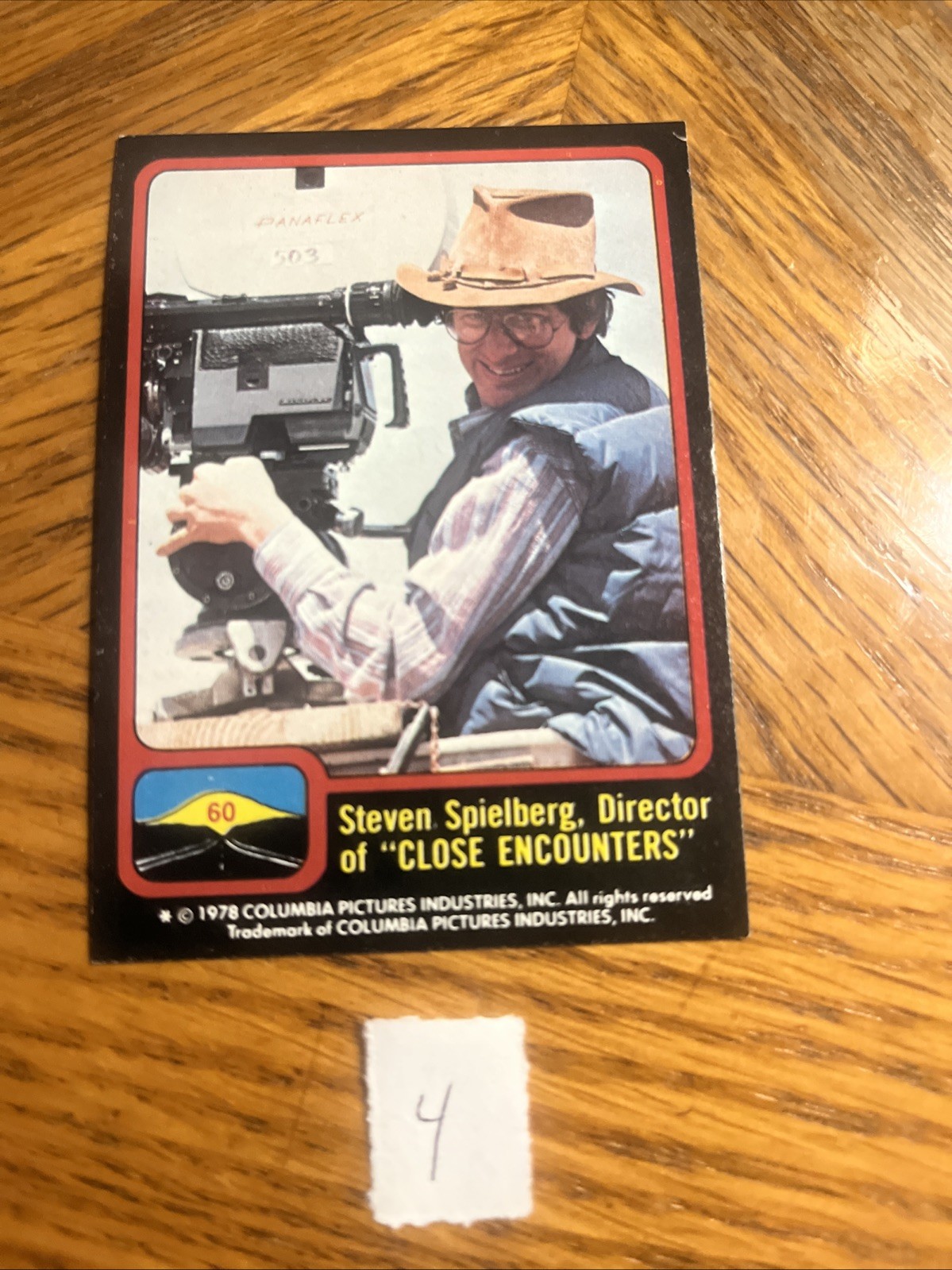 1978 Topps Close Encounters of the Third Kind Steven Spielberg Director #60 RC