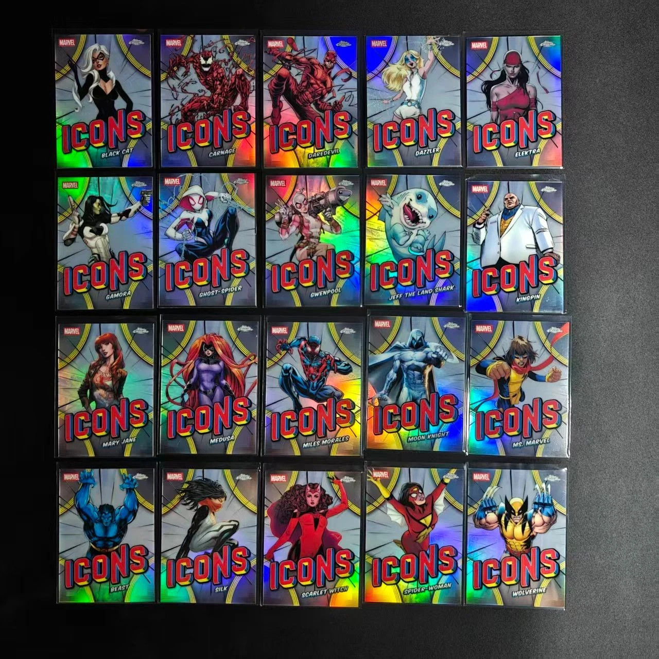 2026 Topps Chrome Marvel Comics Icons Complete Full Insert Set #MI 1-20 LOT*20