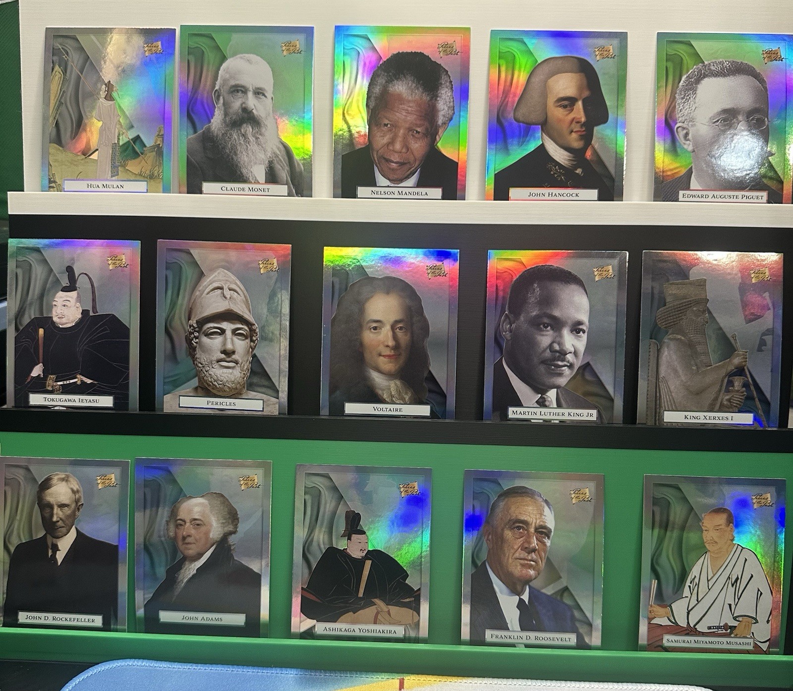 2026 Pieces of the Past Historical Premium Silver Refractor Lot (15 Cards) 