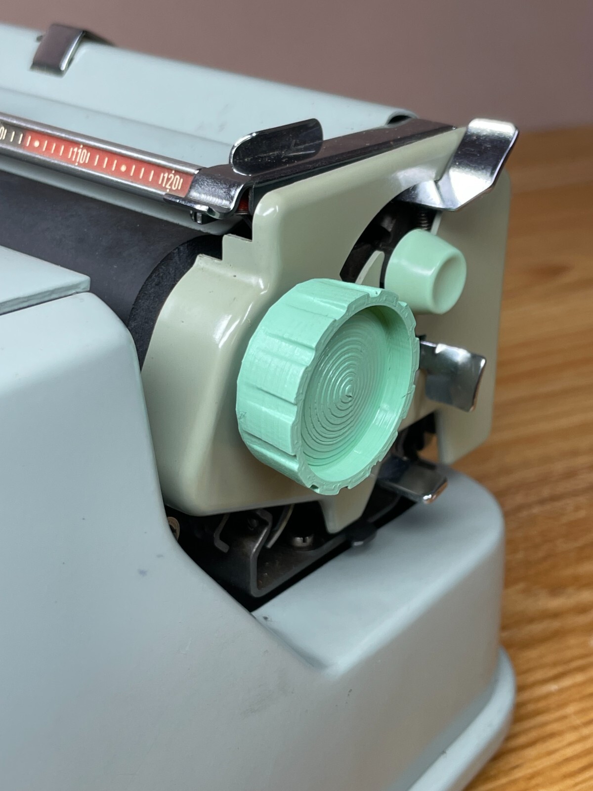 Green Right Replacement Knob Hermes 3000 (2nd and 3rd Gen) Portable Typewriters