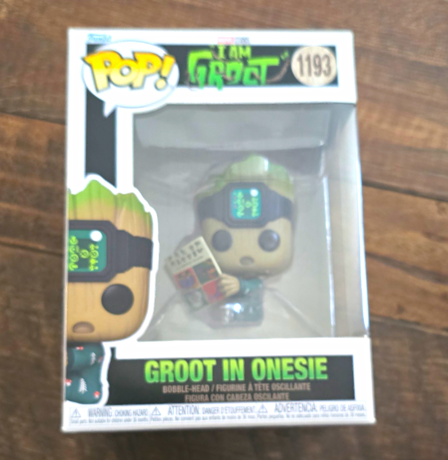Funko Pop Marvel I Am Groot - Groot in 1Z #1193 Bobble-Head
