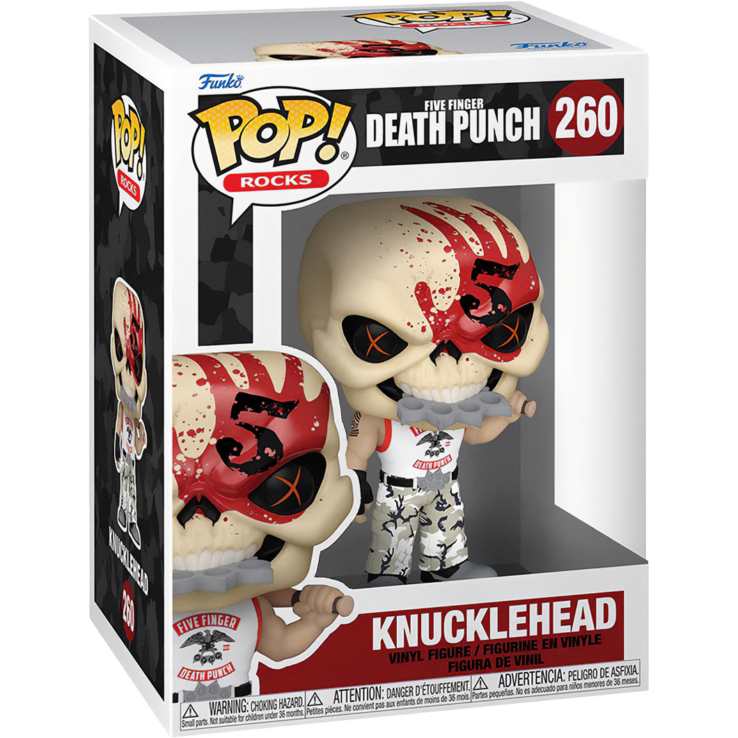 Funko POP Five Finger Death Punch KNUCKLEHEAD #260 Rocks NEW +Protector NM