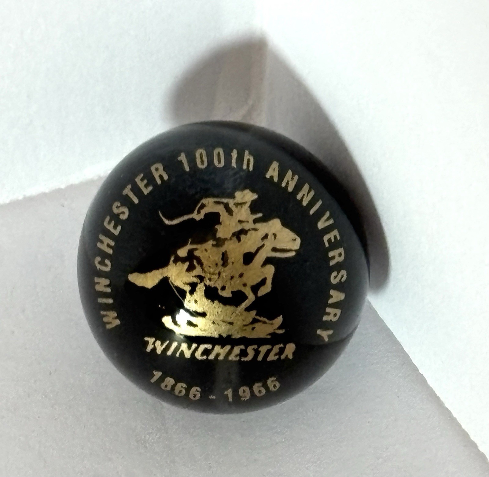 WINCHESTER 100th Anniversary 1866-1966 Black Marble