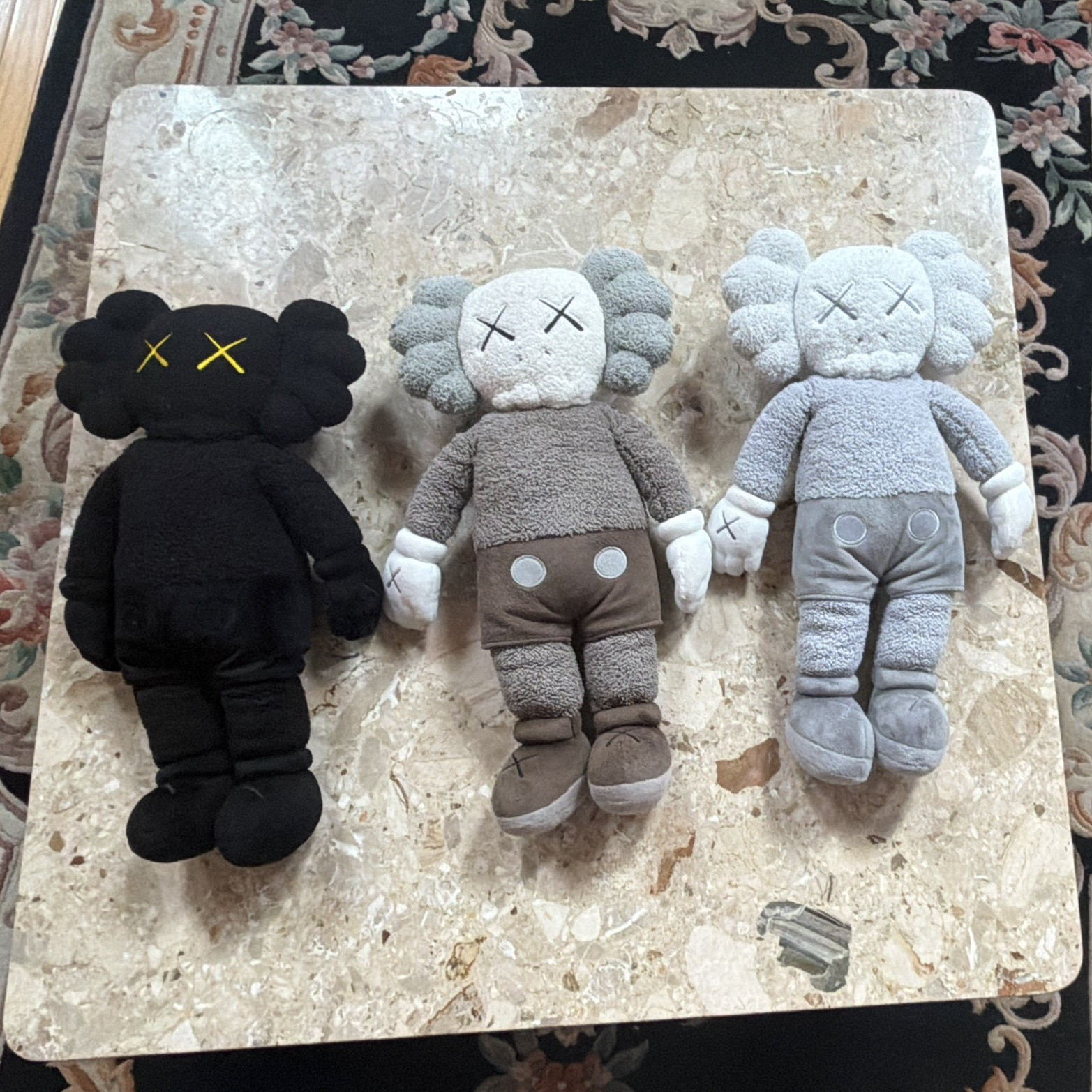 KAWS Holiday Hong Kong KAWS Companion Plush Set of 3 Limited Edition w/ Box