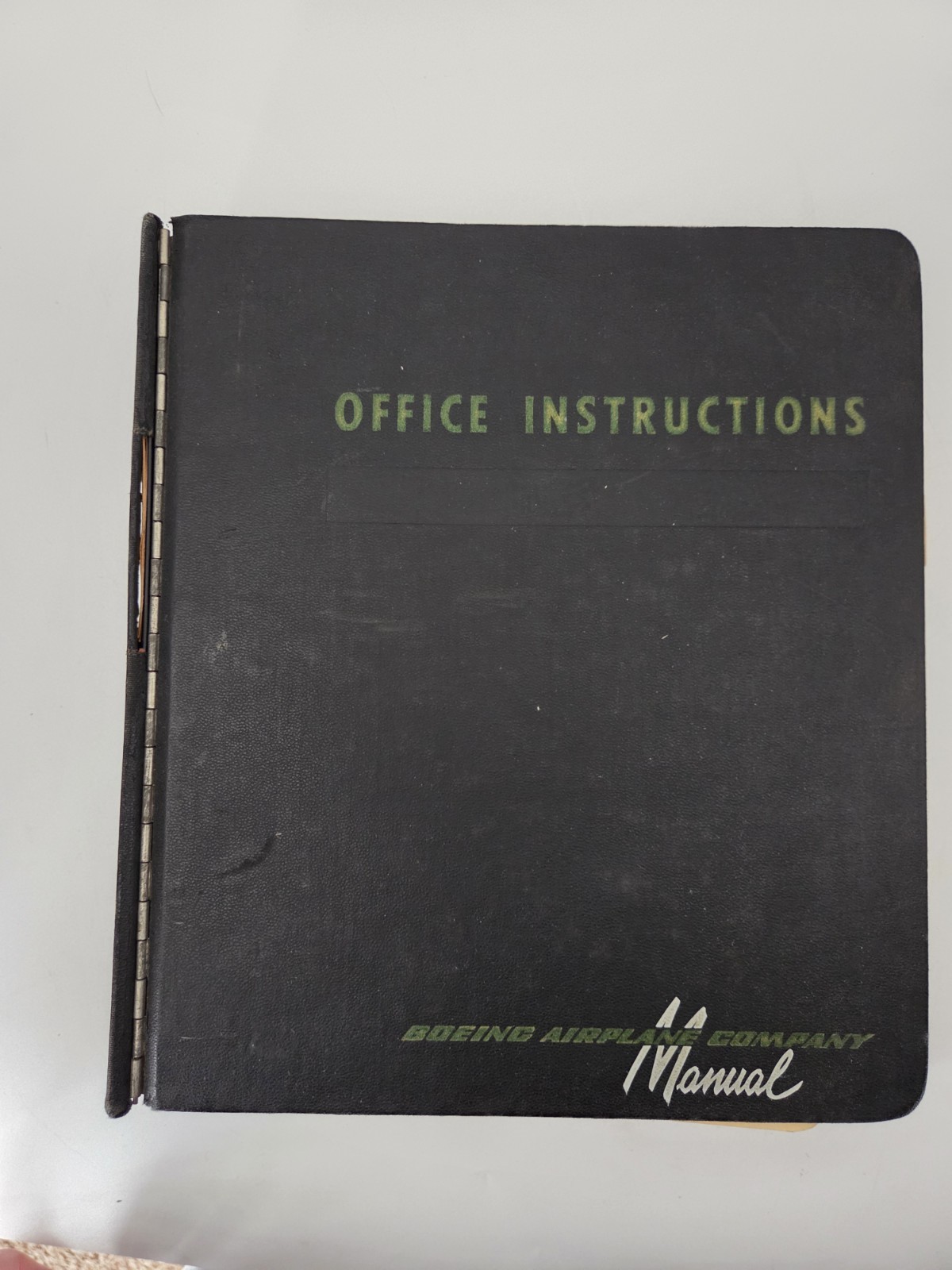Vintage Boeing Aircraft Manual