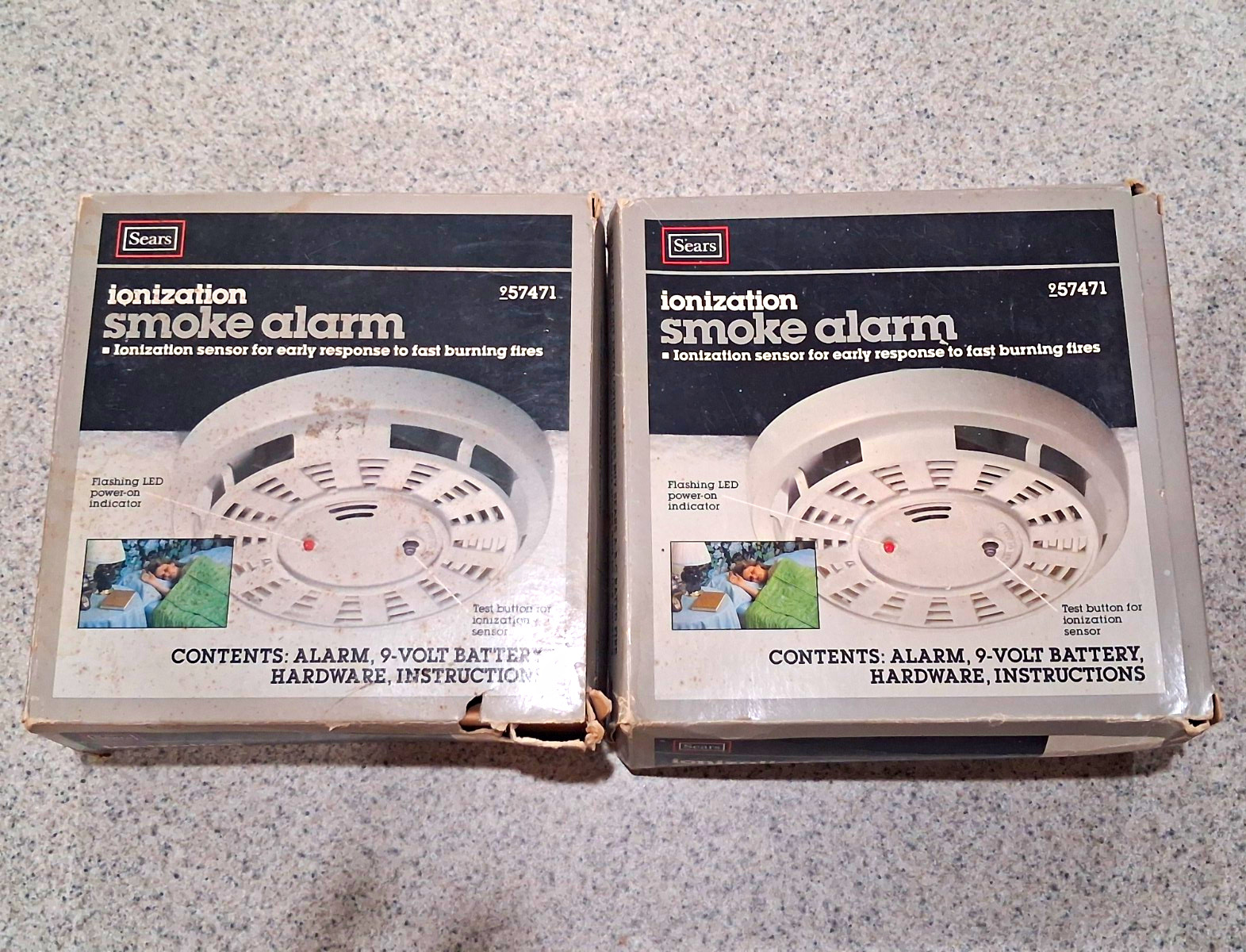 Vintage Sears Ionization Smoke Alarm 957471
