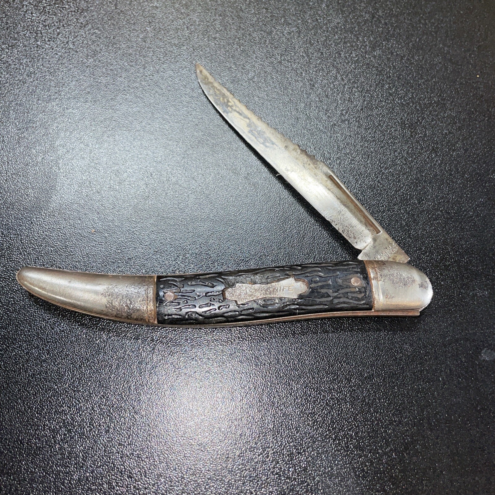 Vtg Colonial Prov USA Fish-Knife Pocket Knife Single Blade 5\