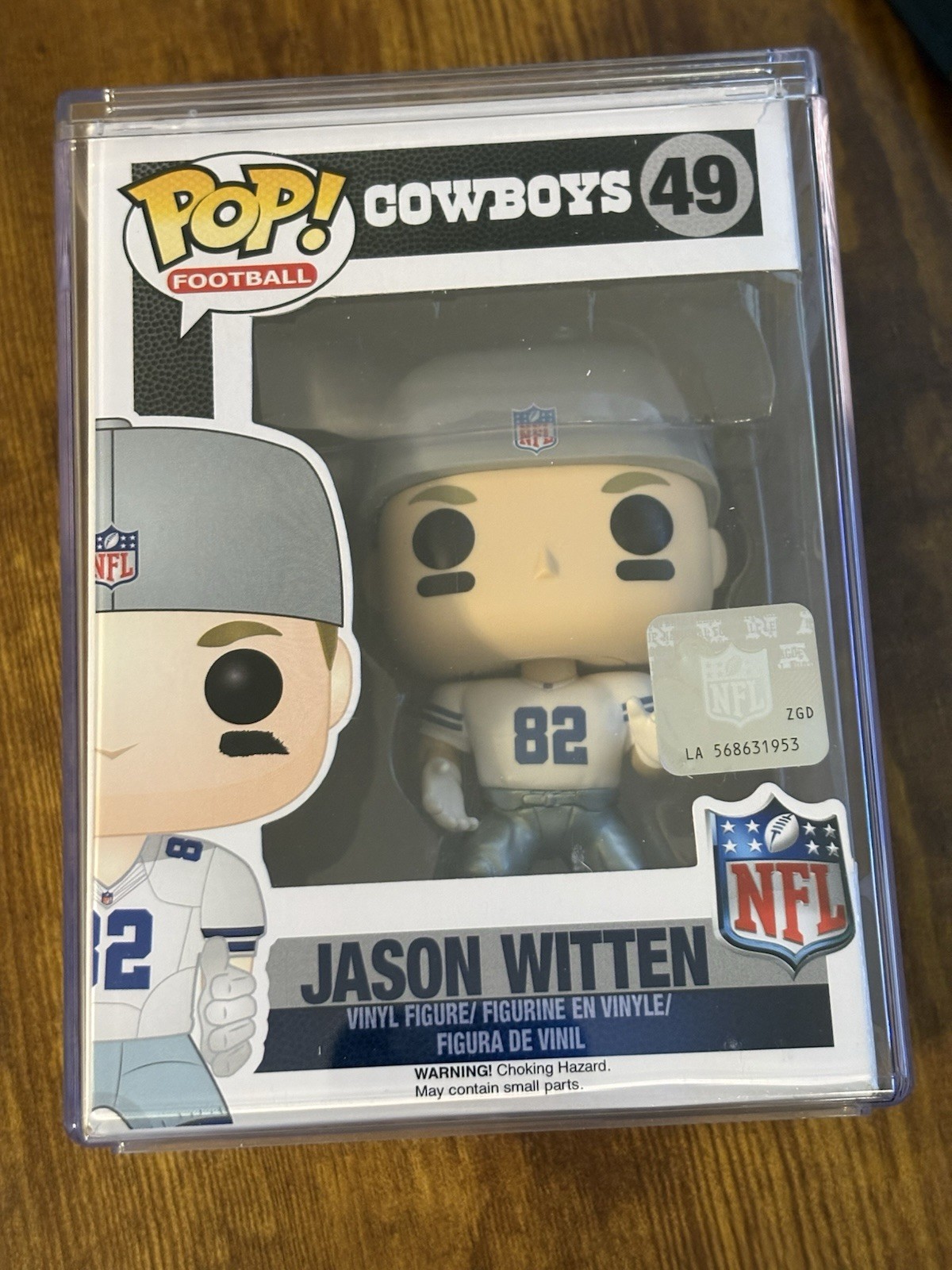 Funko Pop Jason Witten #49 NFL Dallas Cowboys + Protector See Photos