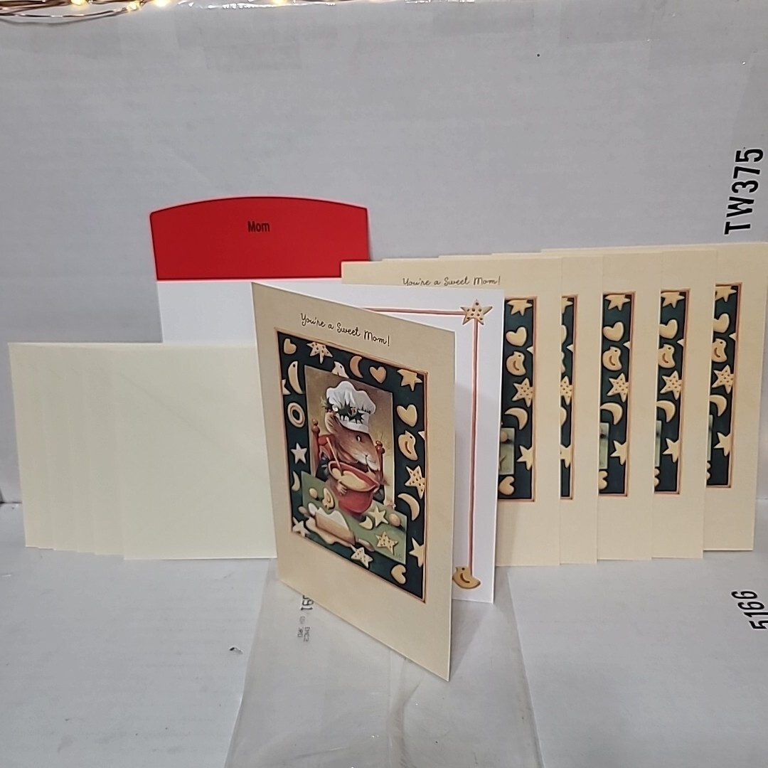 6x Hallmark Vintage Greeting Cards \