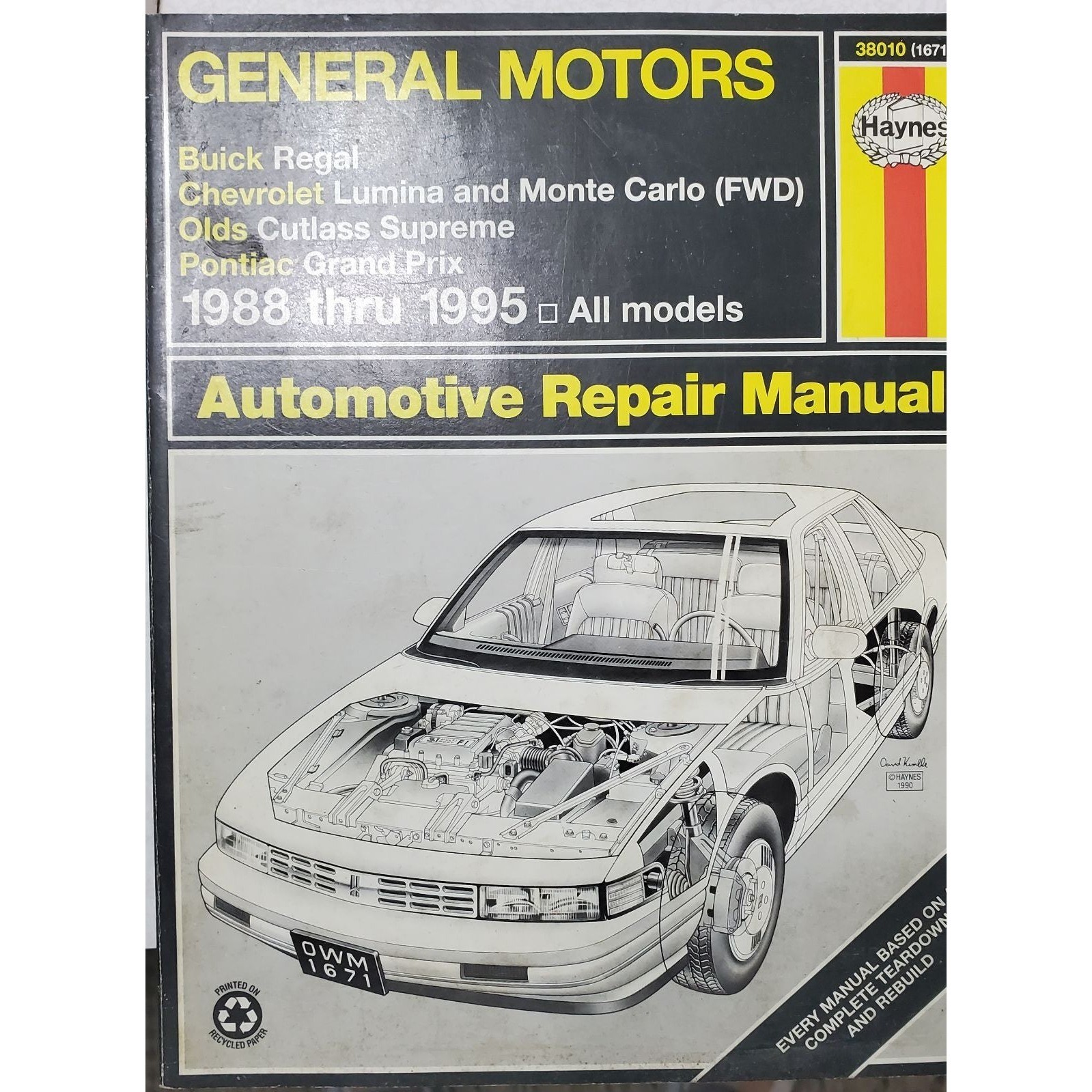 Haynes Repair Manual (38010)