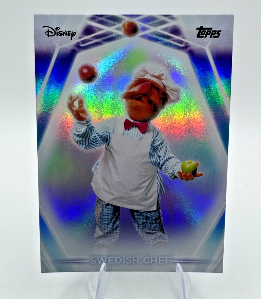 Topps 2023 Topps Chrome Disney 100 Swedish Chef #190 Refractor Parallel Card