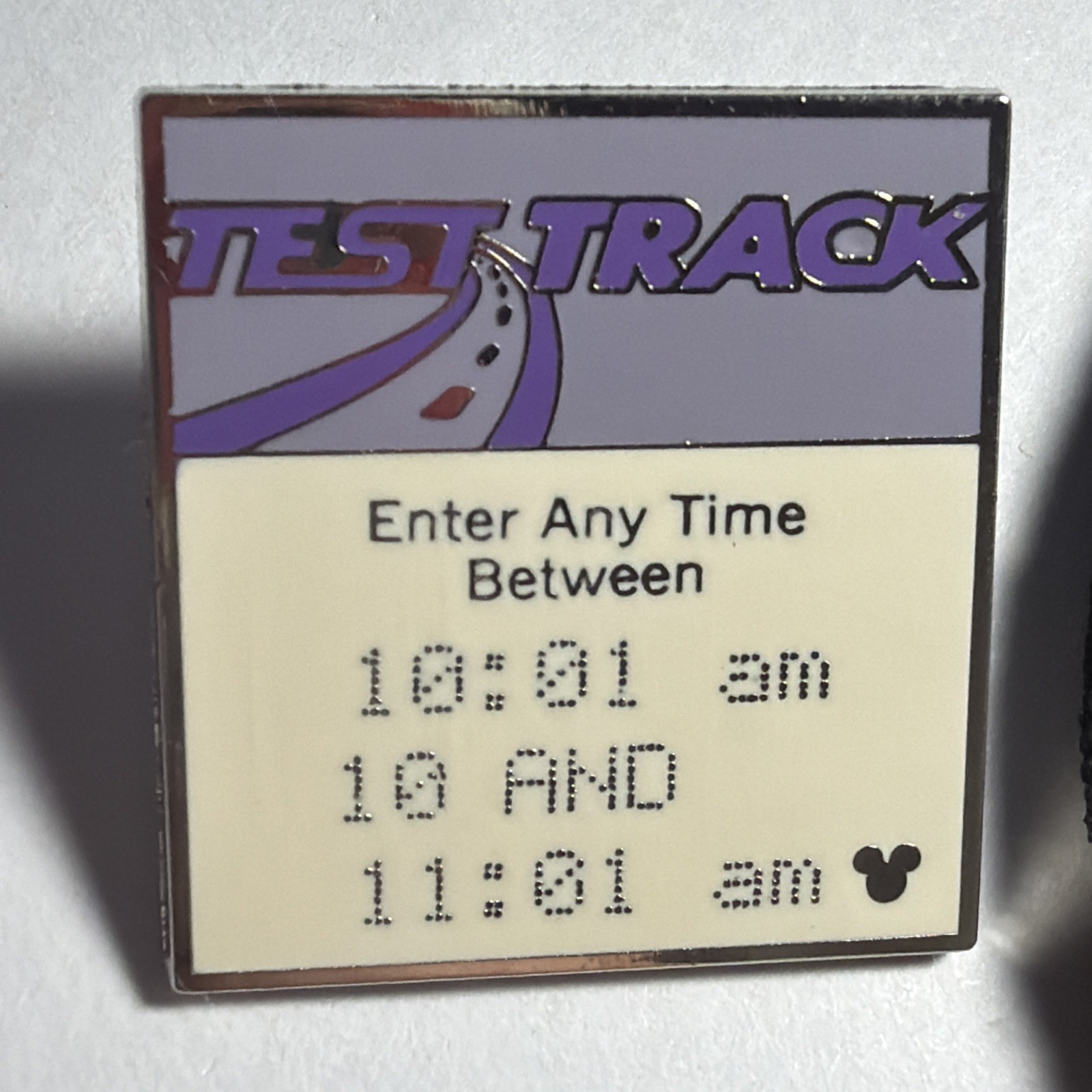 Test Track FastPass Fast Pass Pin Disney World Hidden Mickey Completer