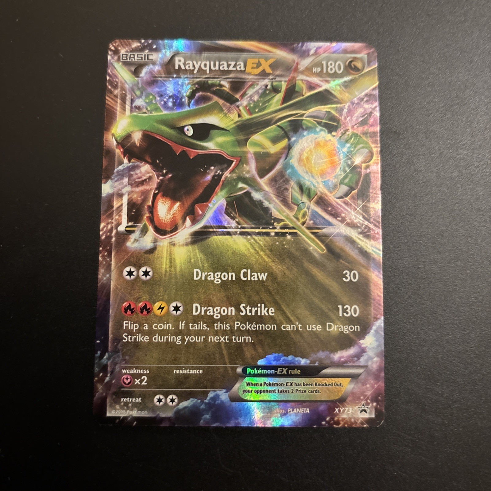 Rayquaza EX XY73 Black Star Promo Pokemon Card